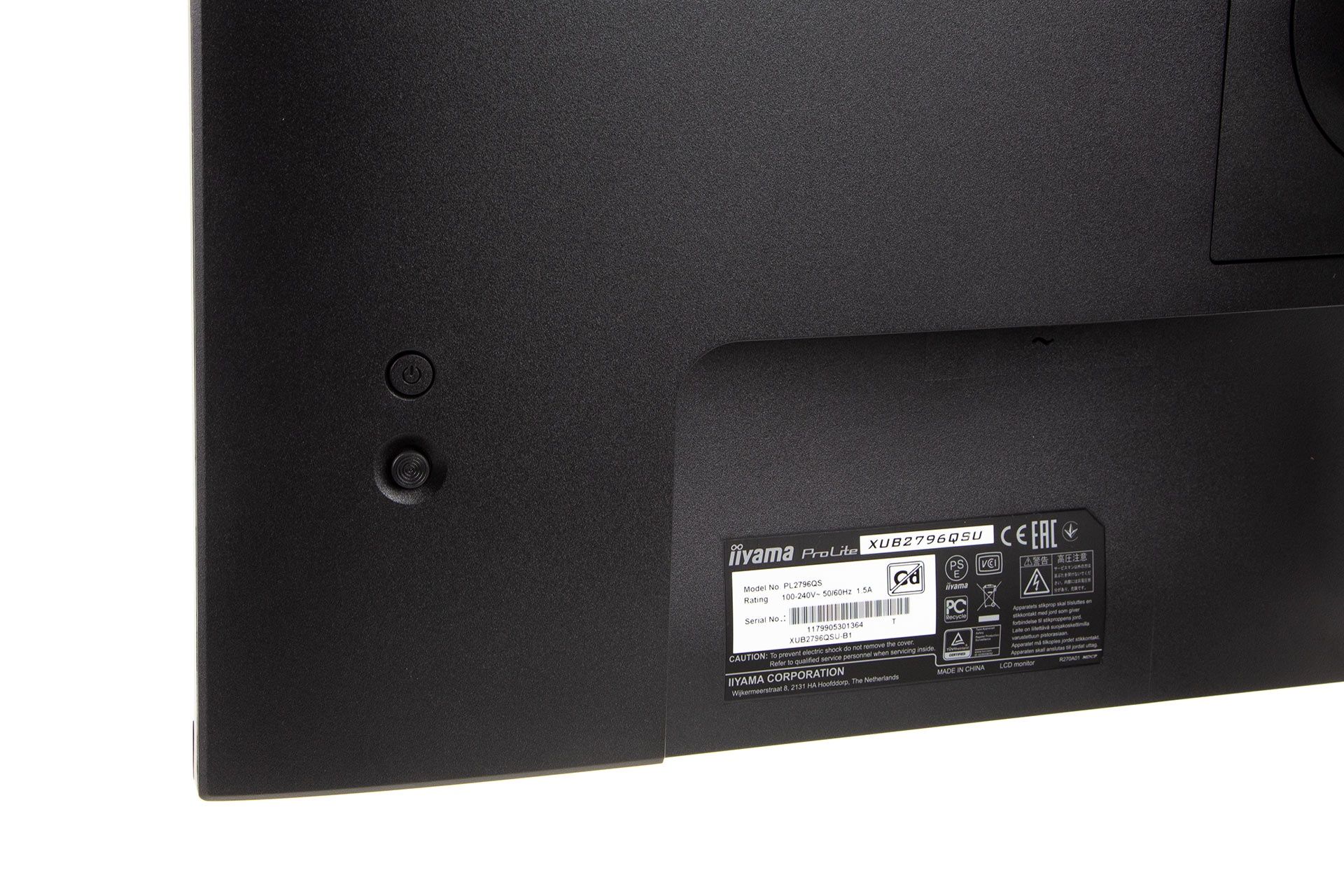 iiyama ProLite XUB2796QSU-B1 - joystic OSD