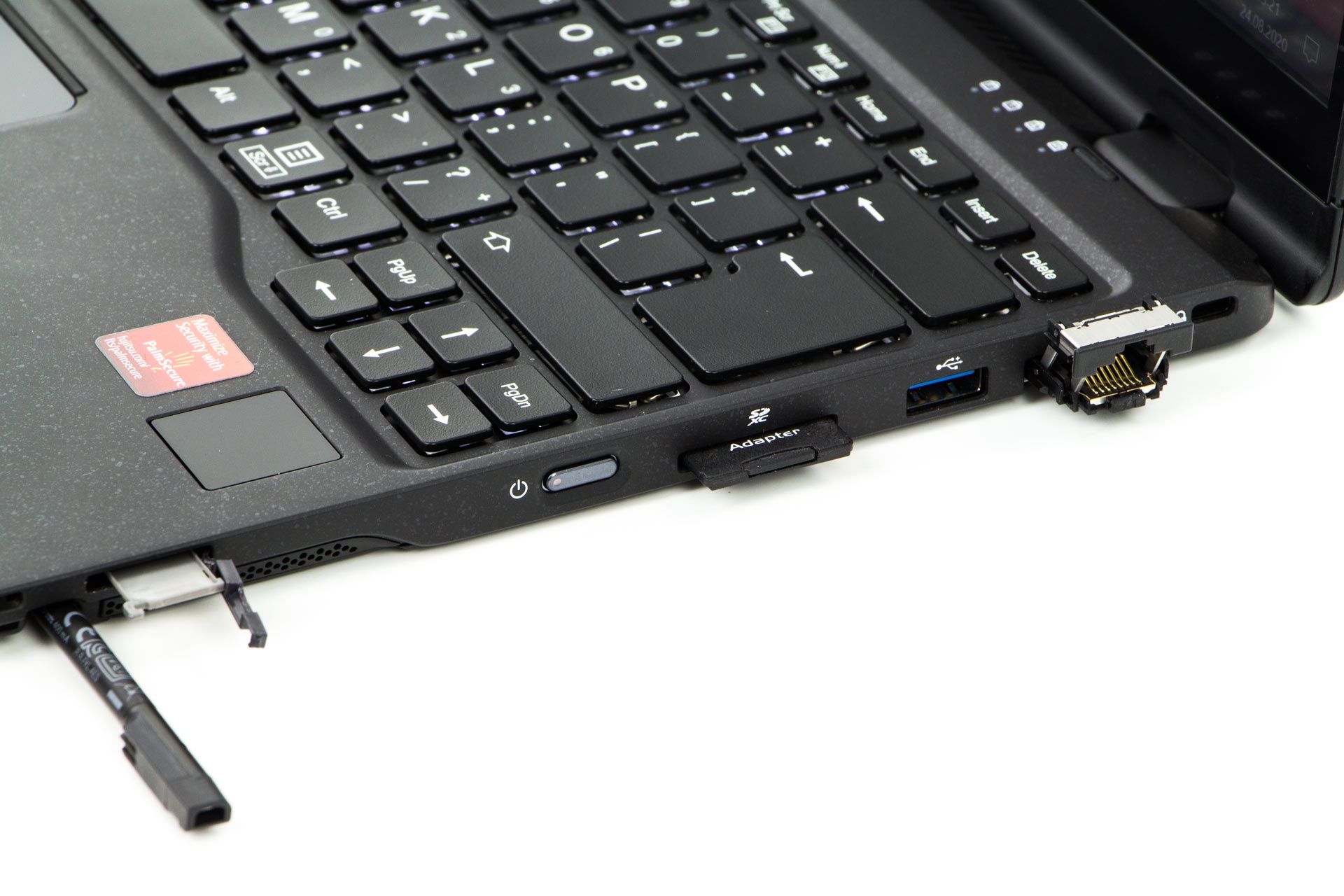 Fujitsu Lifebook U9310X - porty z prawego boku