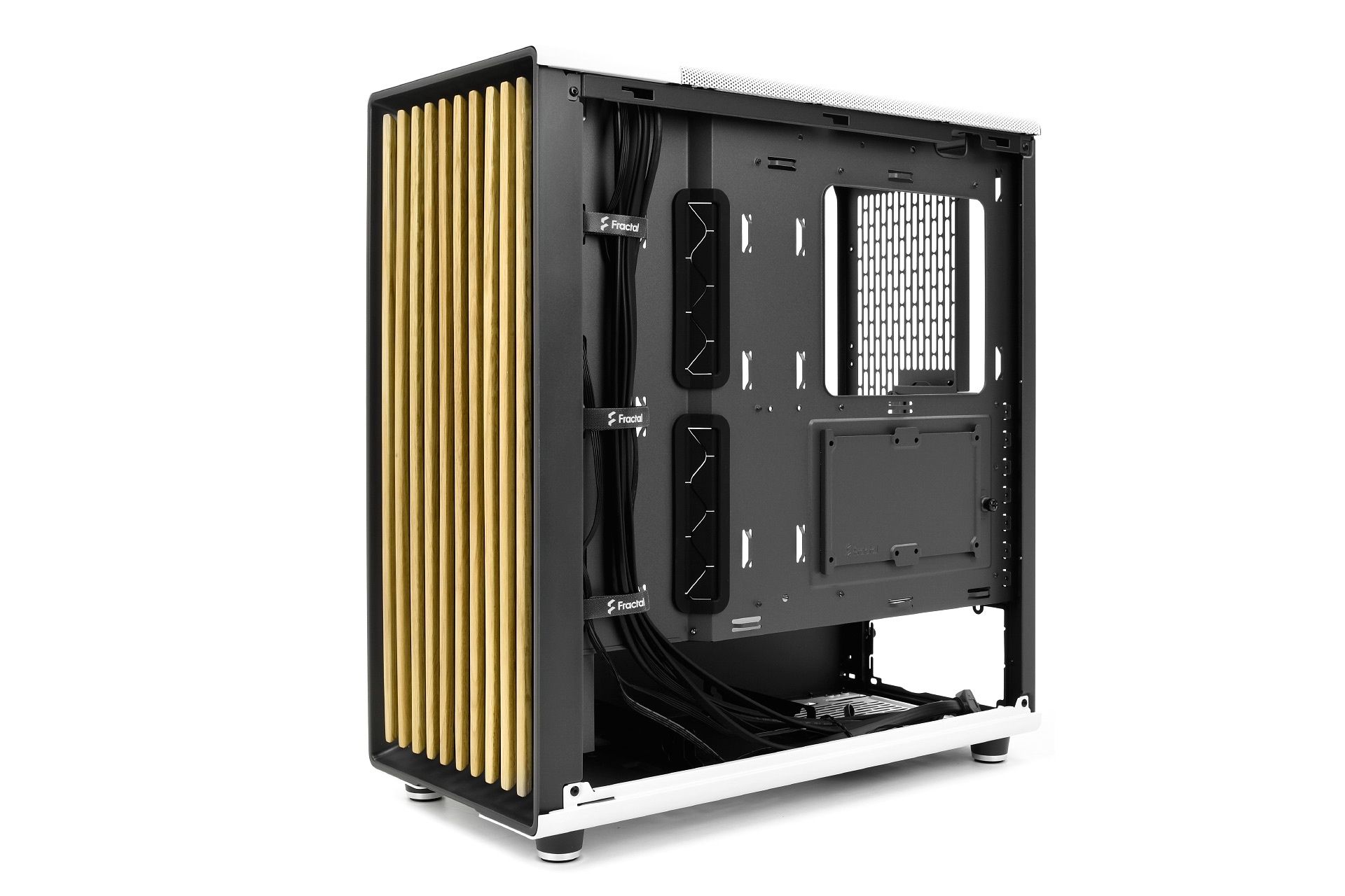 Fractal Design North Chalk White TG Clear
