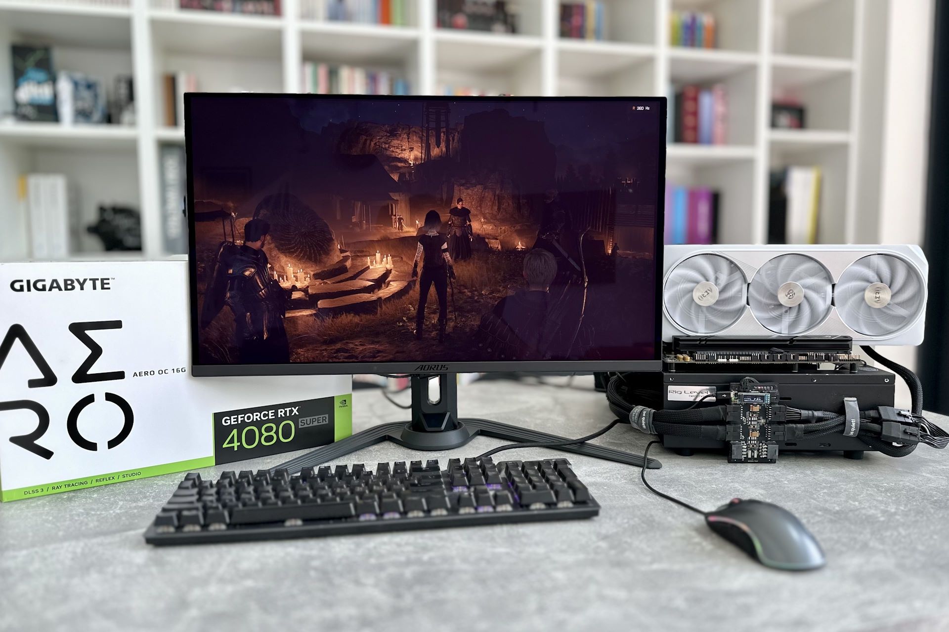Gigabyte GeForce RTX 4080 Super AERO - też podcza gry w Dragons Dogma 2