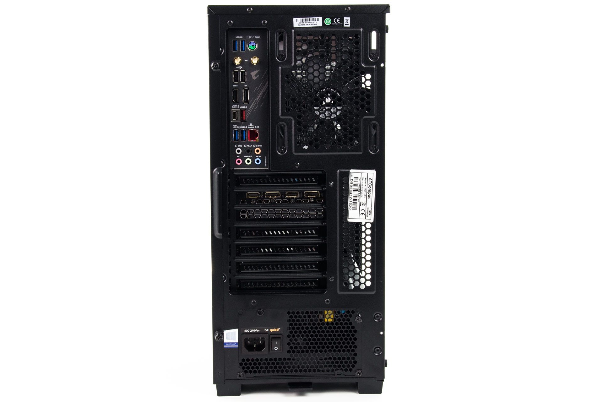 Optimus E-Sport GB460T-CR5 - tylny panel