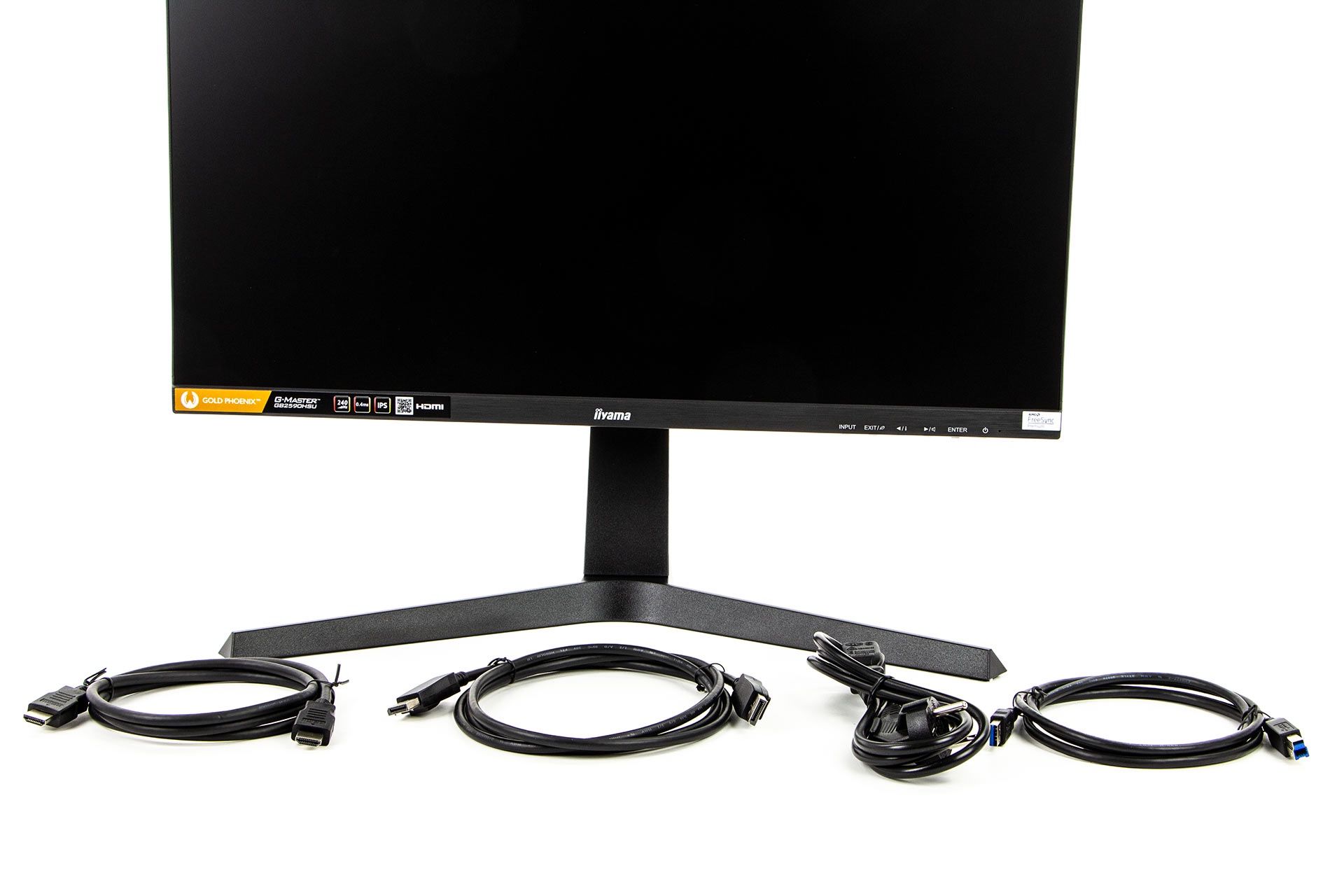 iiyama G-Master Gold Phoenix GB2590HSU-B1 - zawartość zestawu
