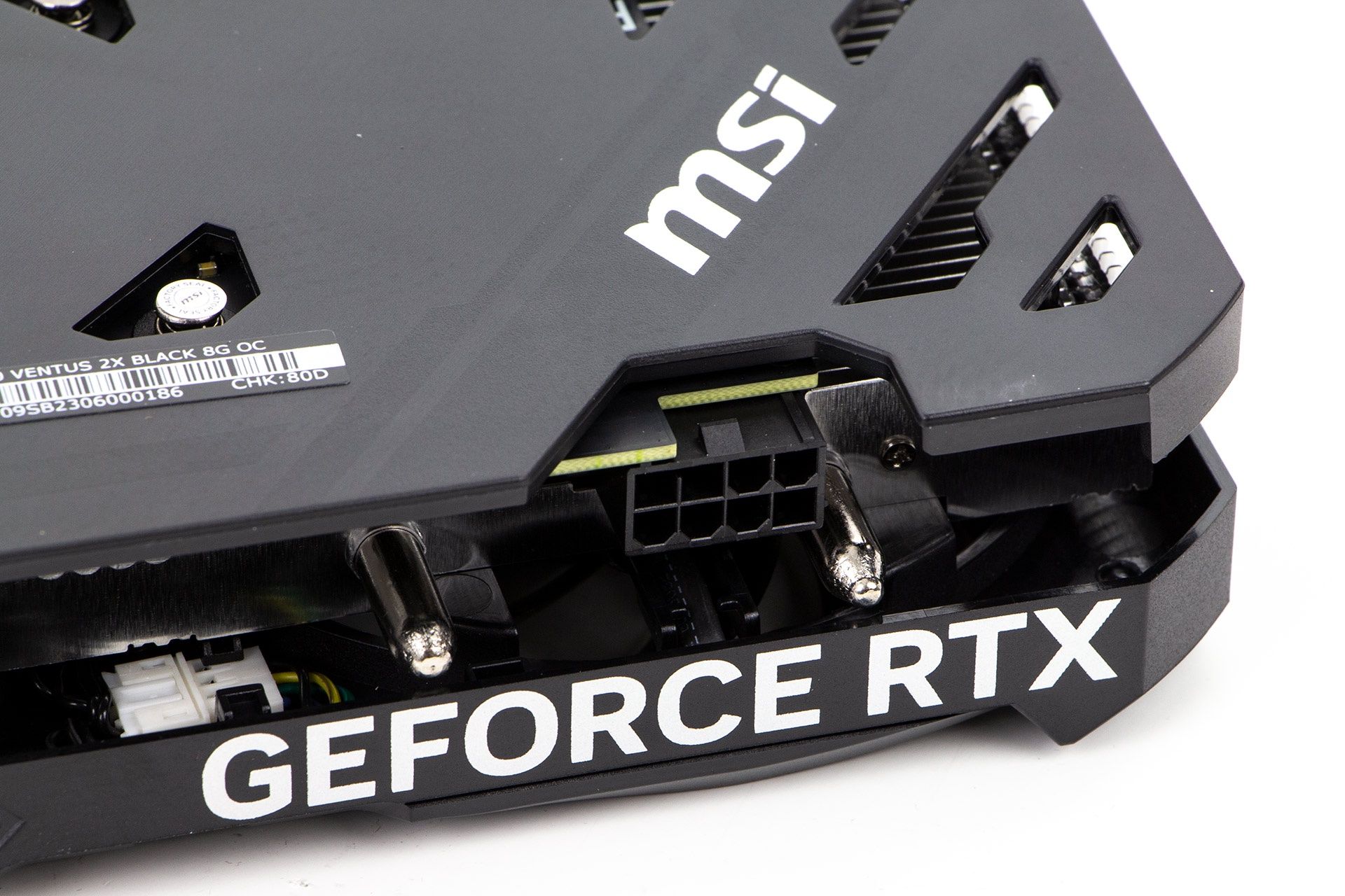 MSI GeForce RTX 4060 Ventus 2X - złącze zasilania