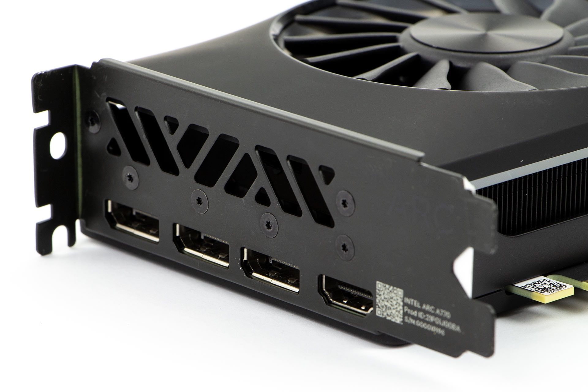 Intel ARC A770 Limitet Edition - złącza wideo