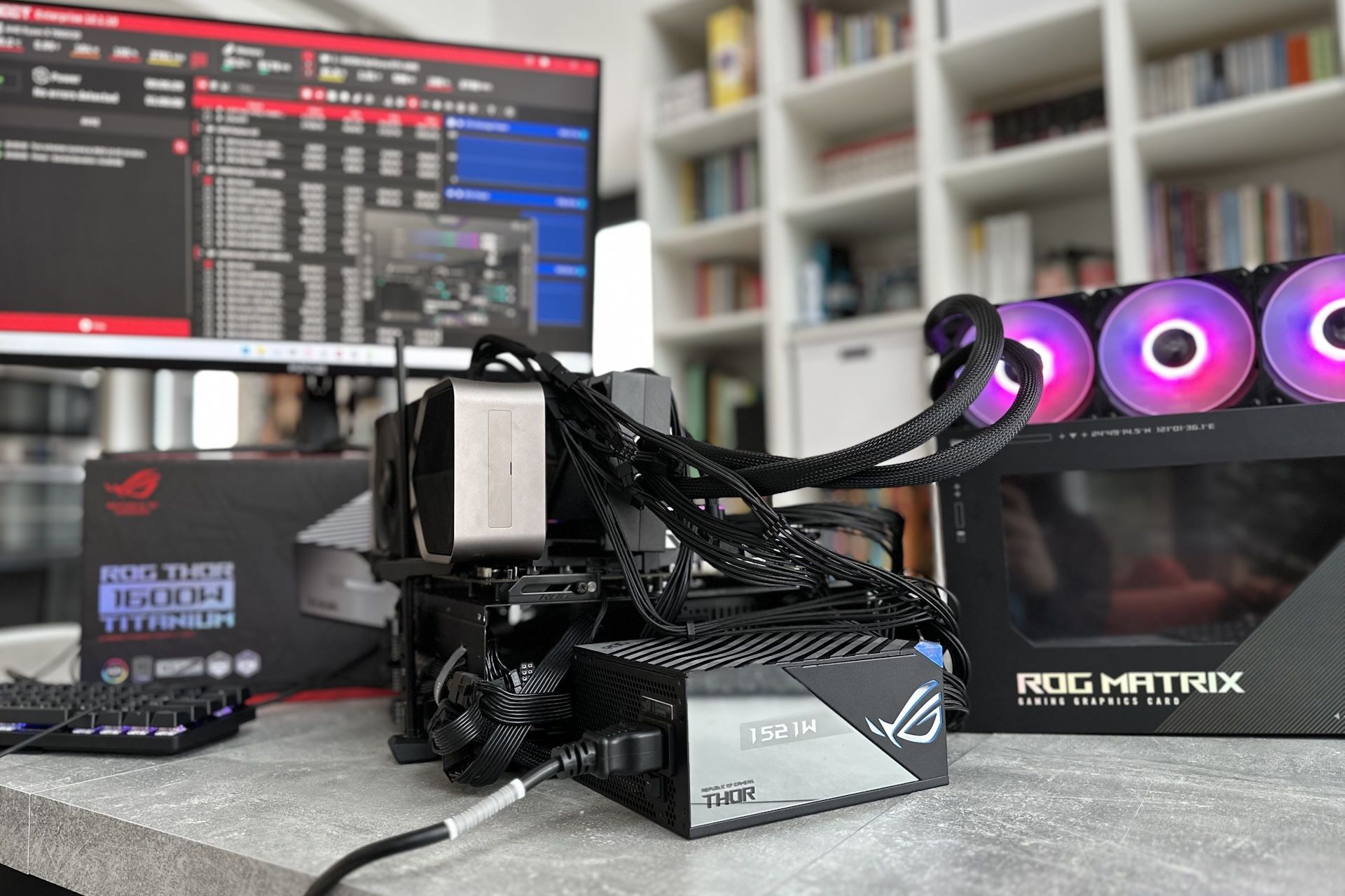 ASUS ROG THOR Titanium 1600 W obsługujący dwa podkręcone RTX 4090