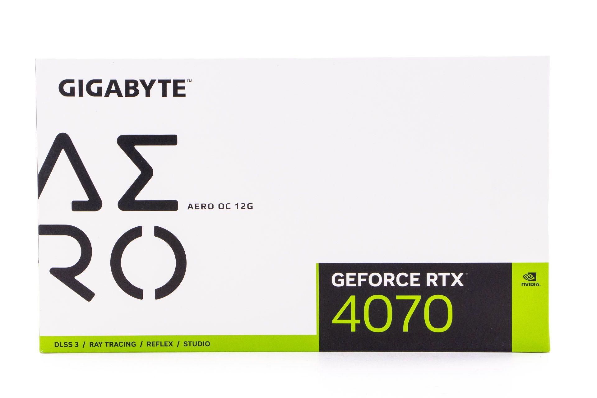 Gigabyte GeForce RTX 4070 AERO - pudełko