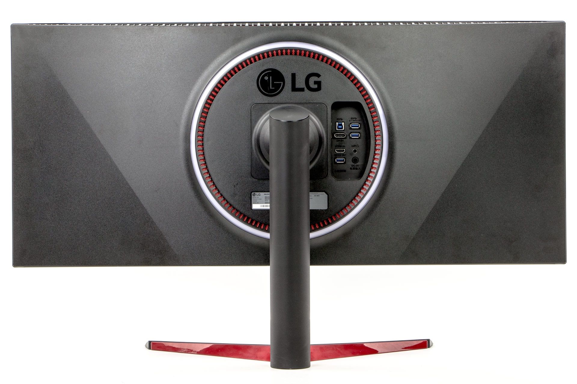 LG 38GL950-B od tyłu