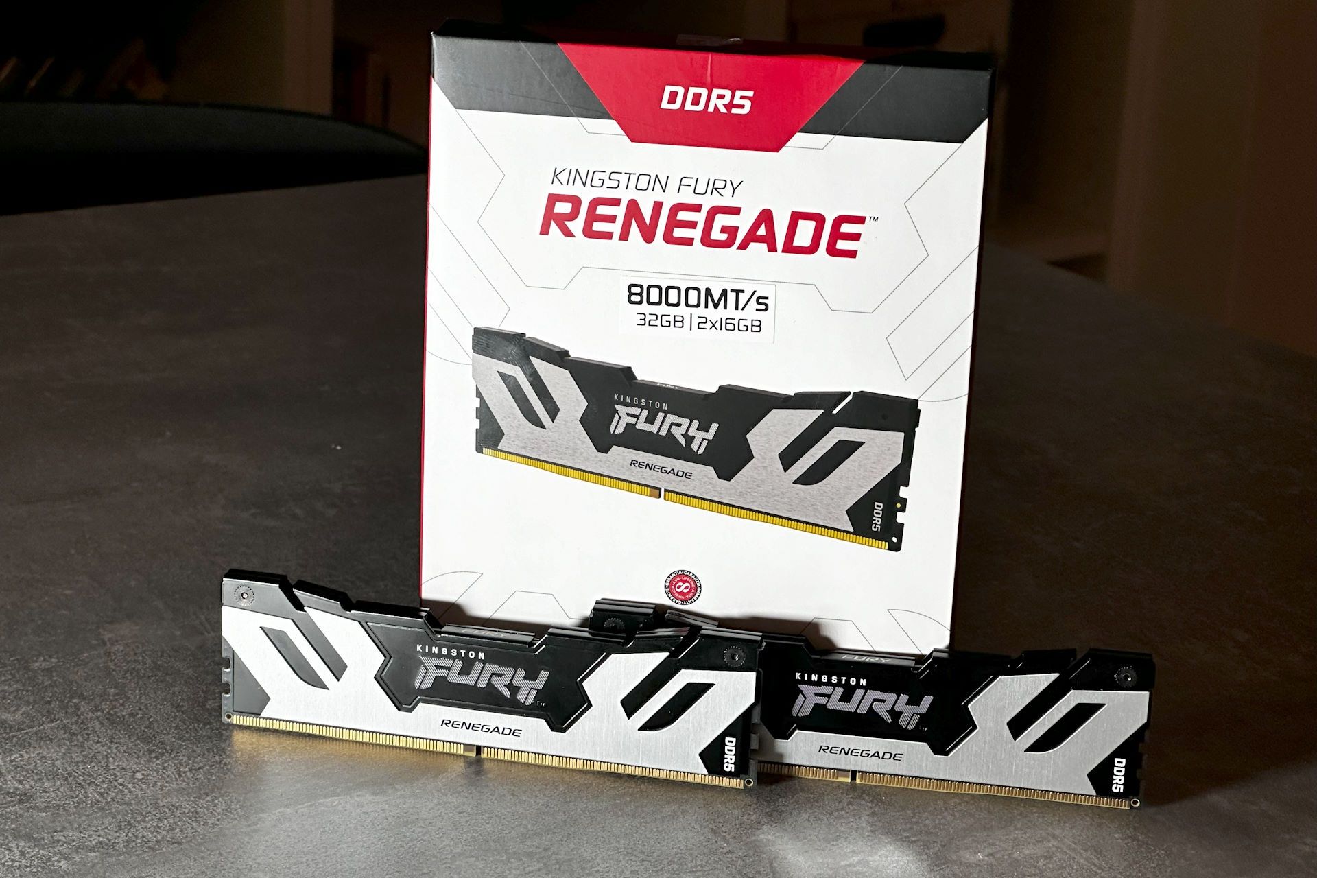Kingston Fury Renegade 8000 MHz - otwarcie