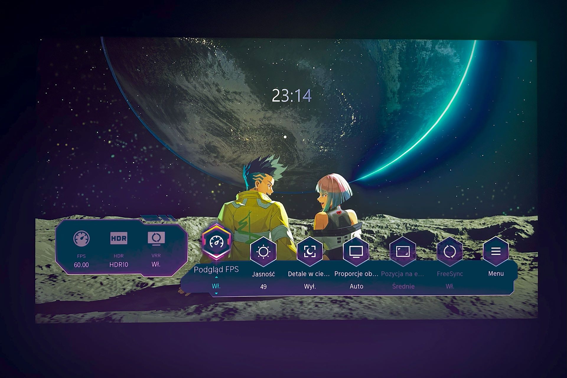 Hisense ULEX X 65UXKQ - panel gracza