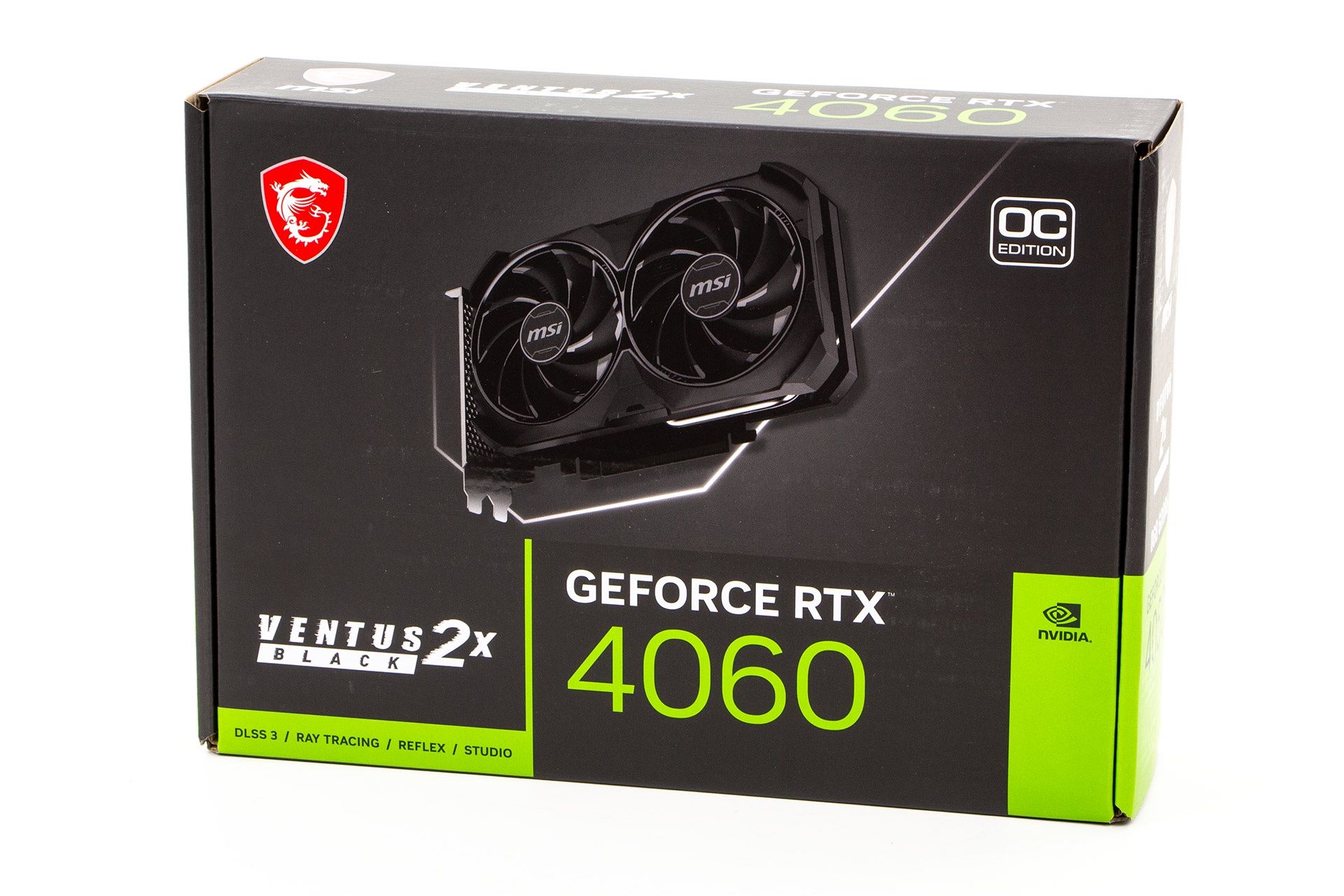 MSI GeForce RTX 4060 Ventus 2X - pudełko