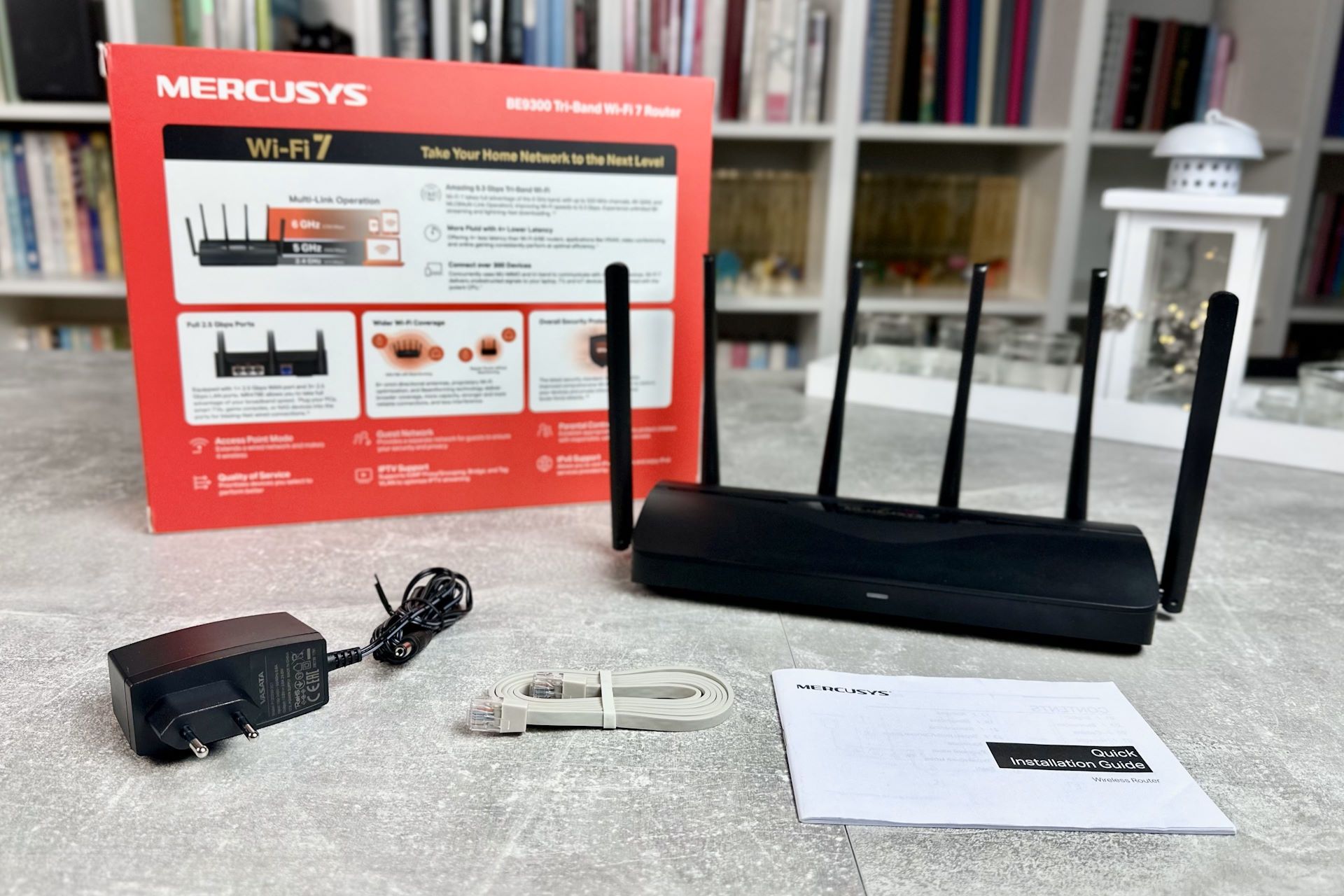 Mercusys EasyMesh MR47BE - zawartość zestawu