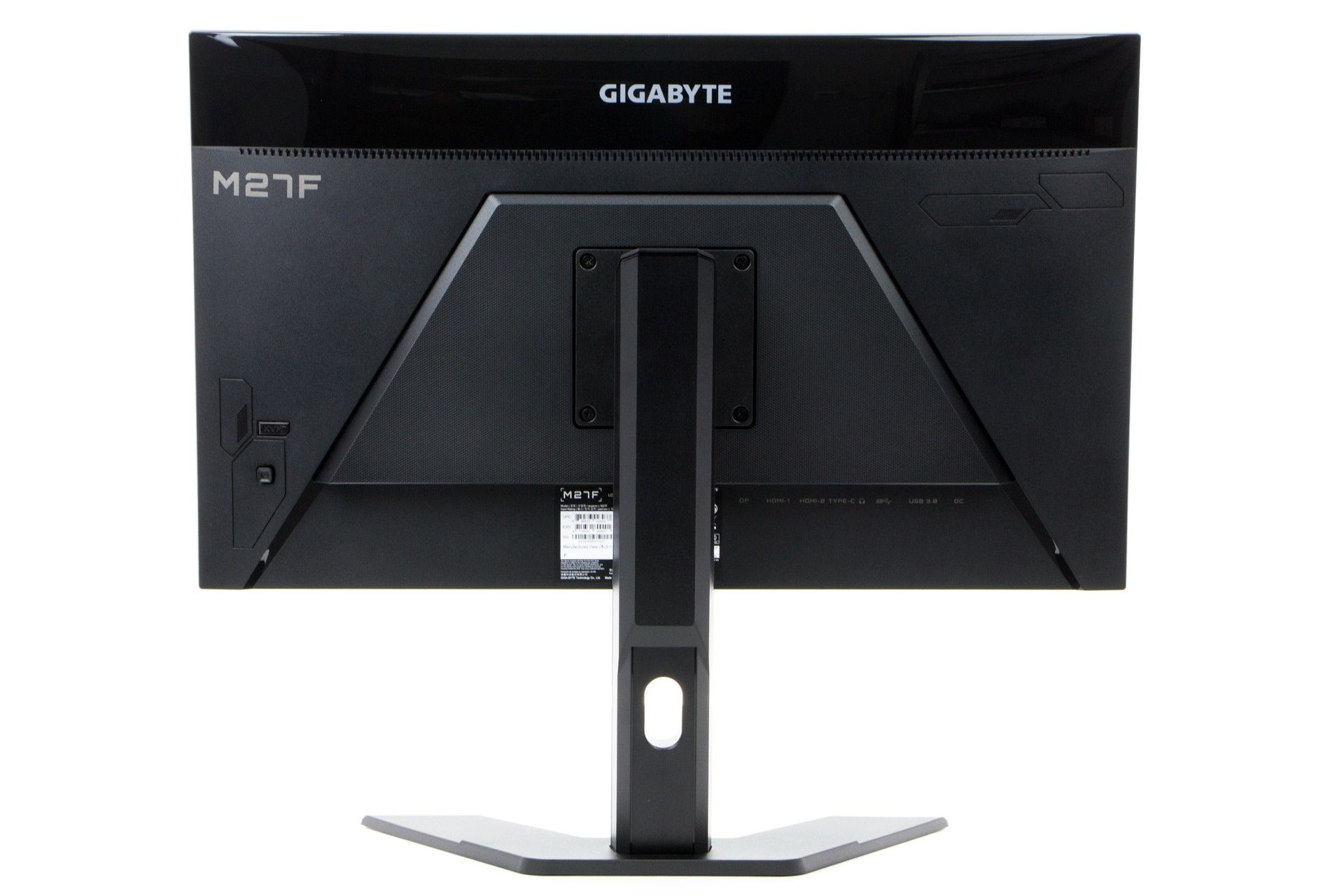 Gigabyte M27F - tył obudowy