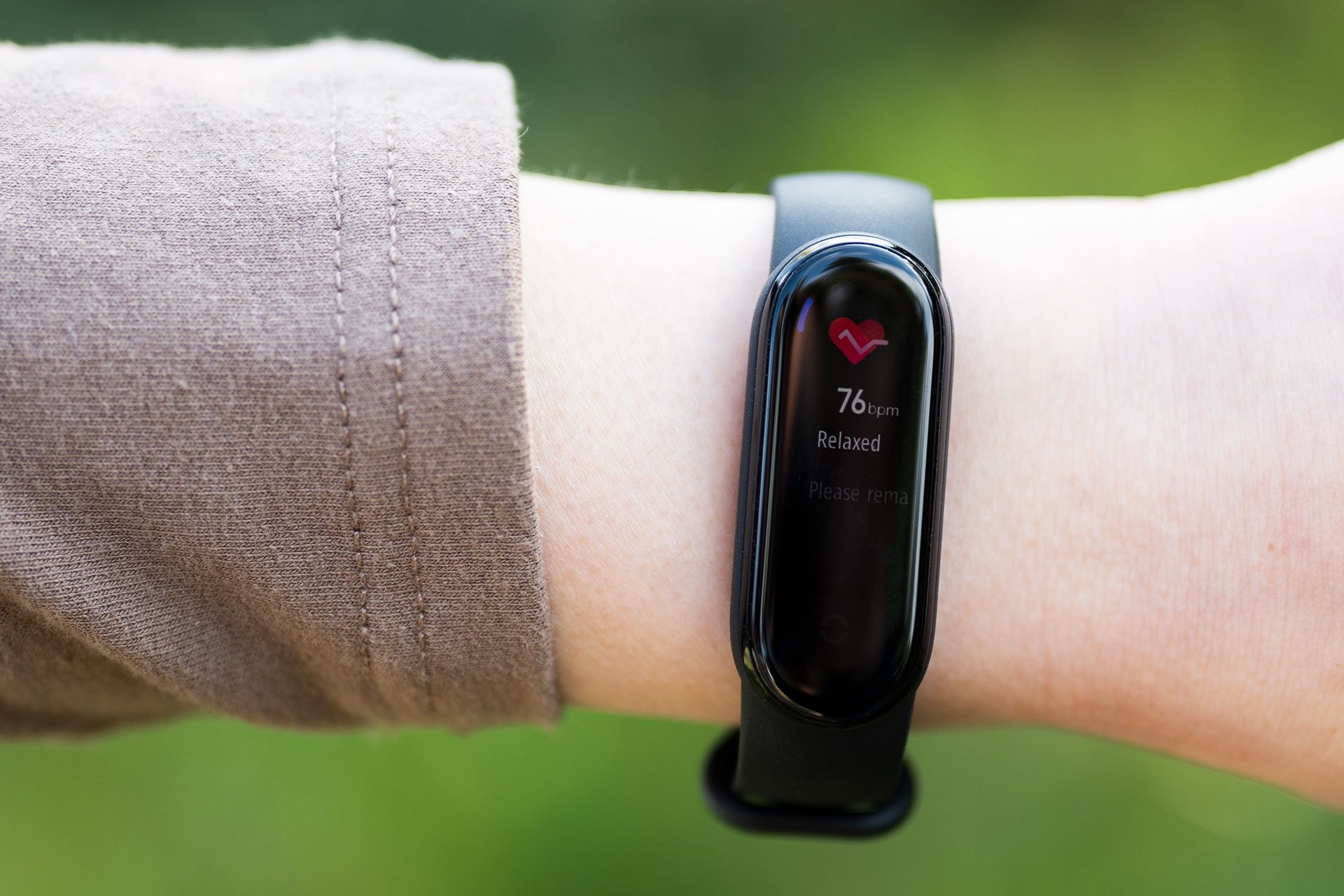 Xiaomi Mi Band 6 - pomiar tętna