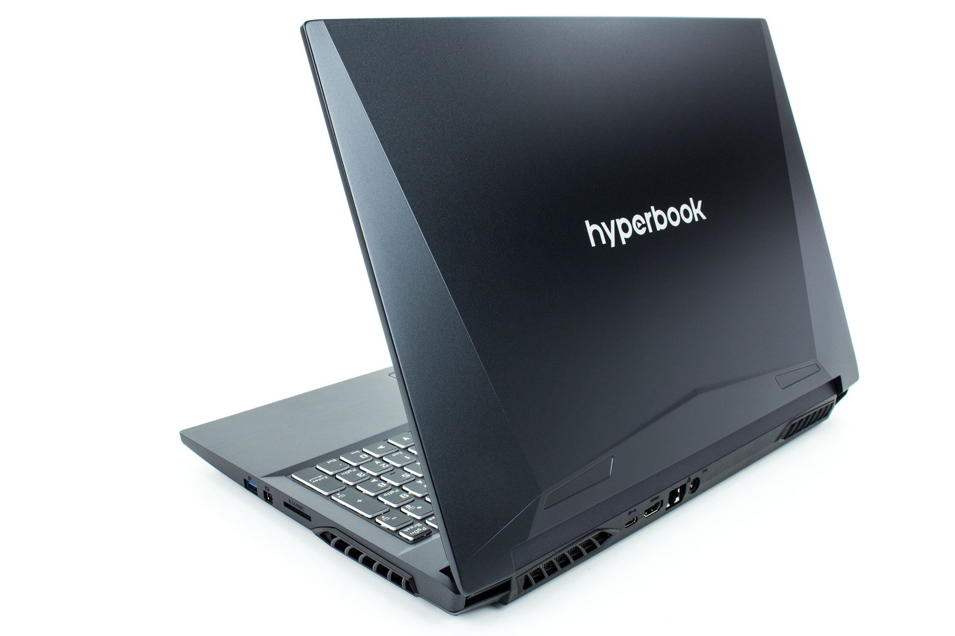 Hyperbook NH5 z RTX 3060 - Profil od tyłu