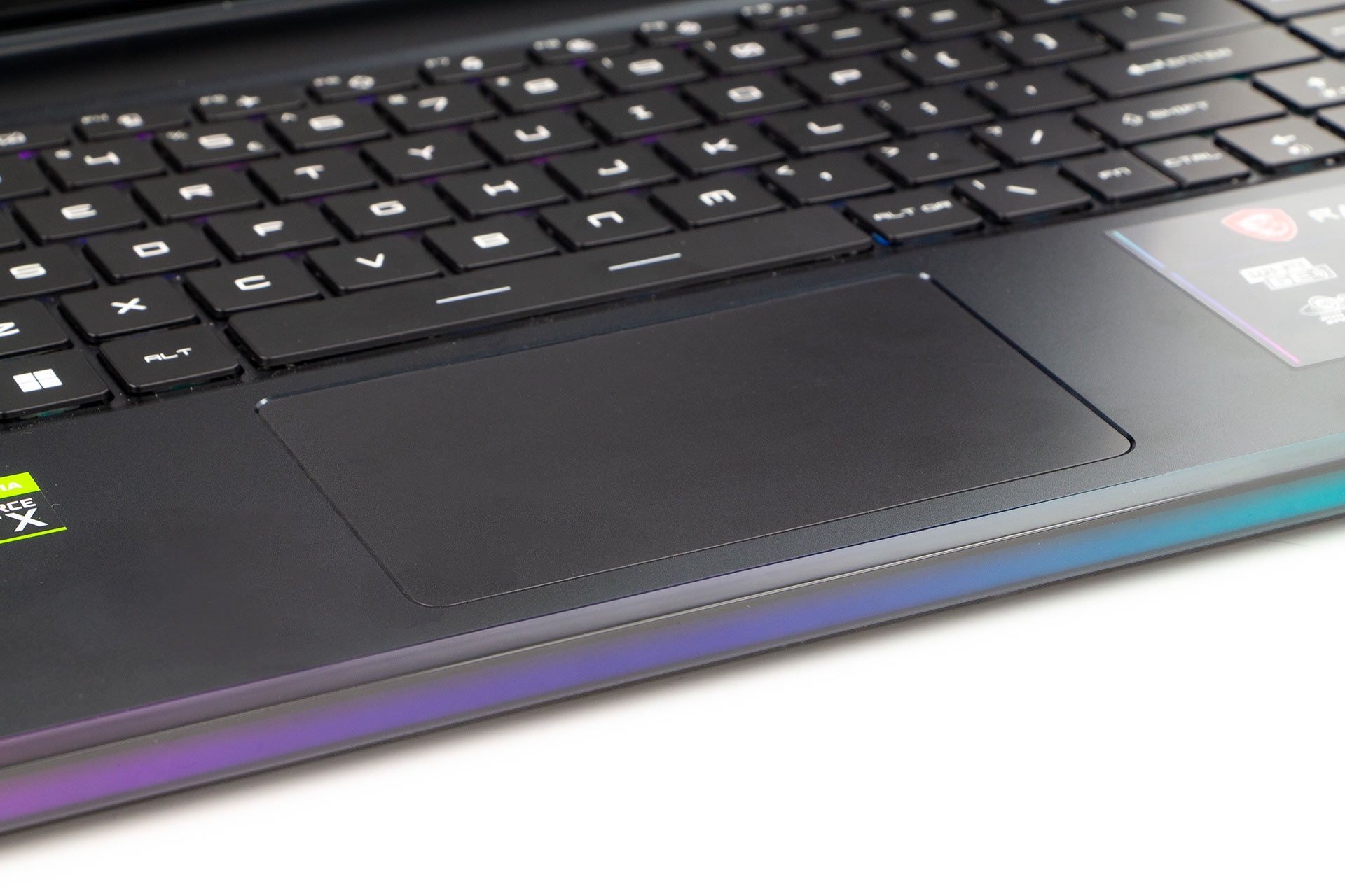 MSI Raider GE66-12UH - touchpad