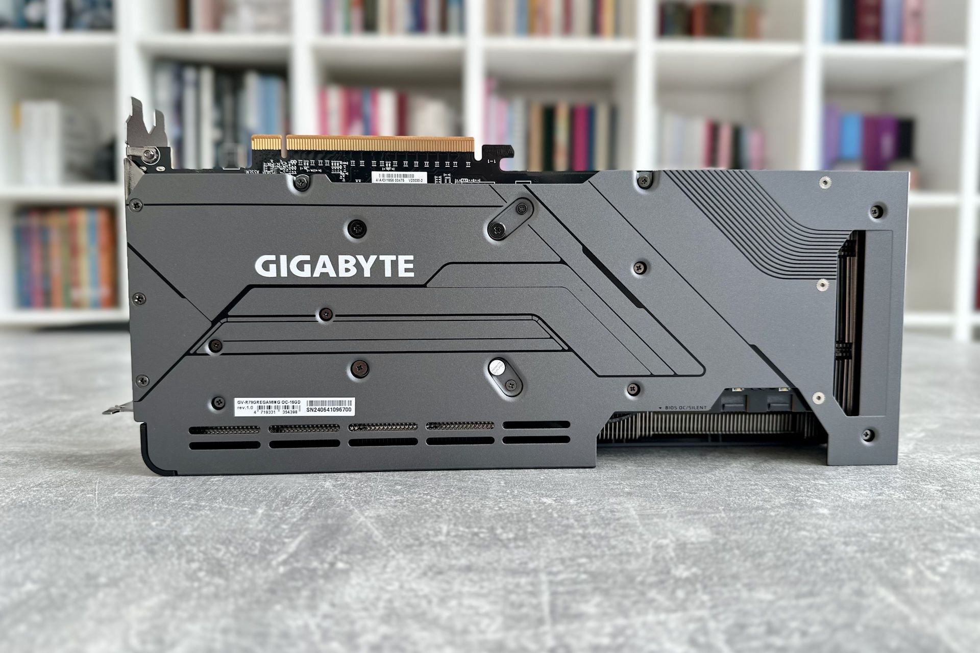 Gigabyte Radeon RX 7900 GRE Gaming OC - backplate