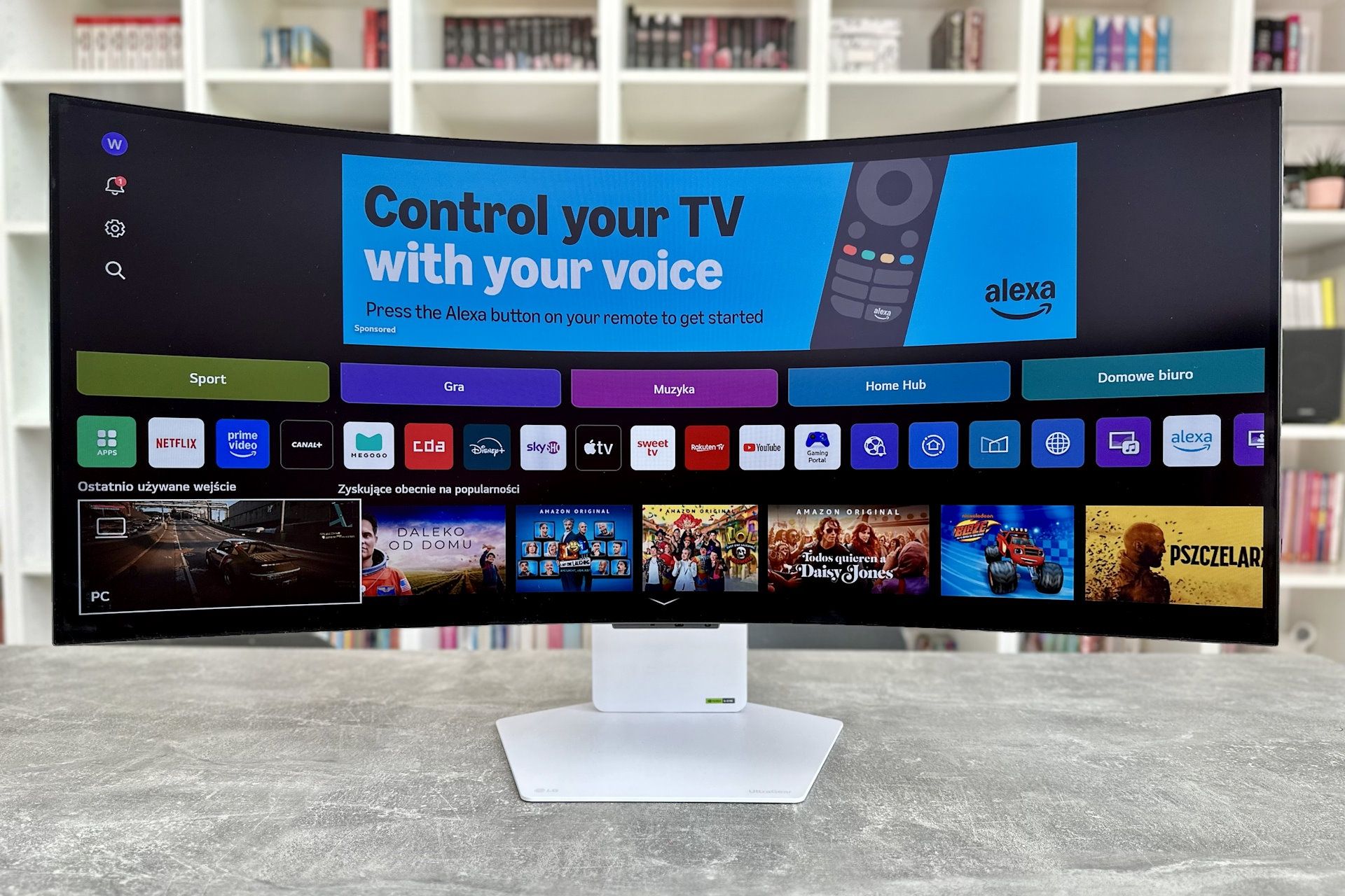 LG UltraGear 34GX90SA - smart tv - ekran domowy