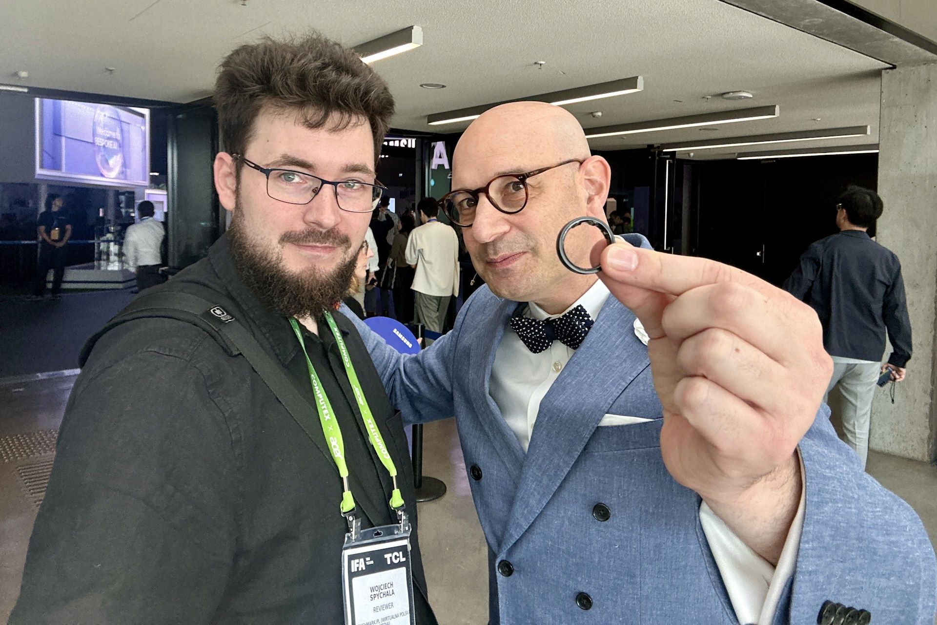 Samsung na IFA 2024 - Benjamin Braun i Samsung Smart Ring