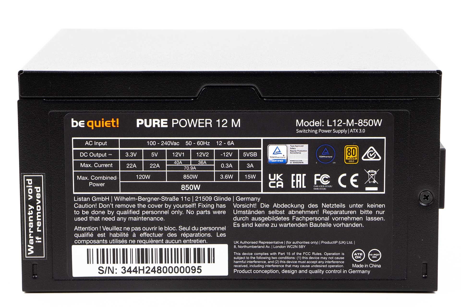 be quiet! Pure Power 12 M 850W