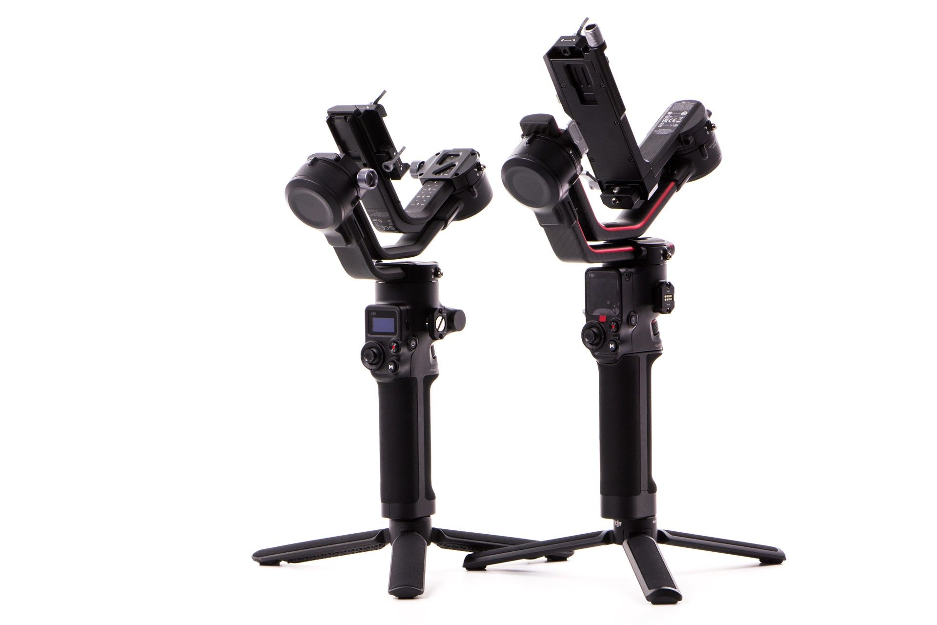 DJI Ronin RSC 2 vs DJI Ronin RS 2 - złożone gimbale