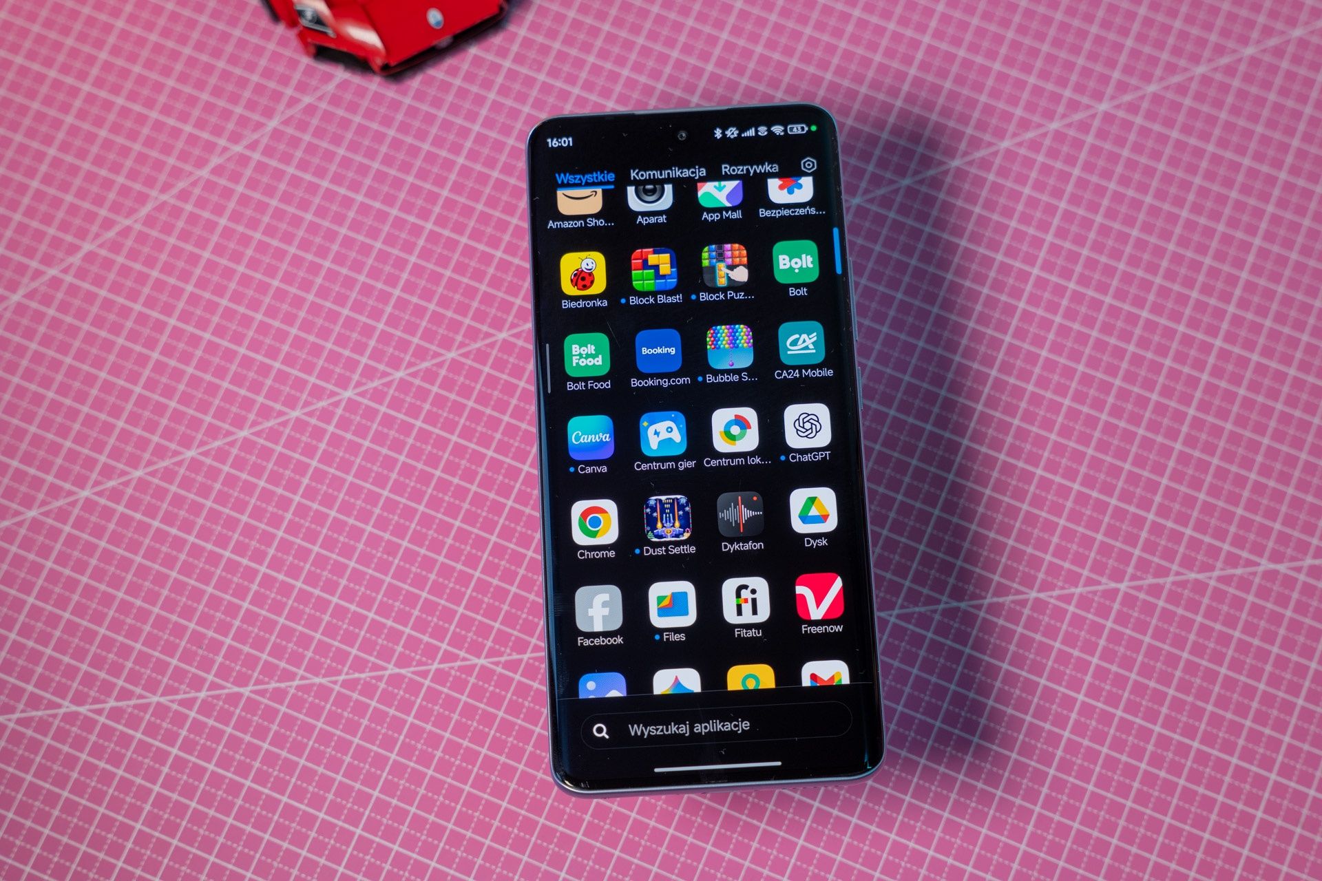 Xiaomi Redmi Note 15 - menu aplikacji