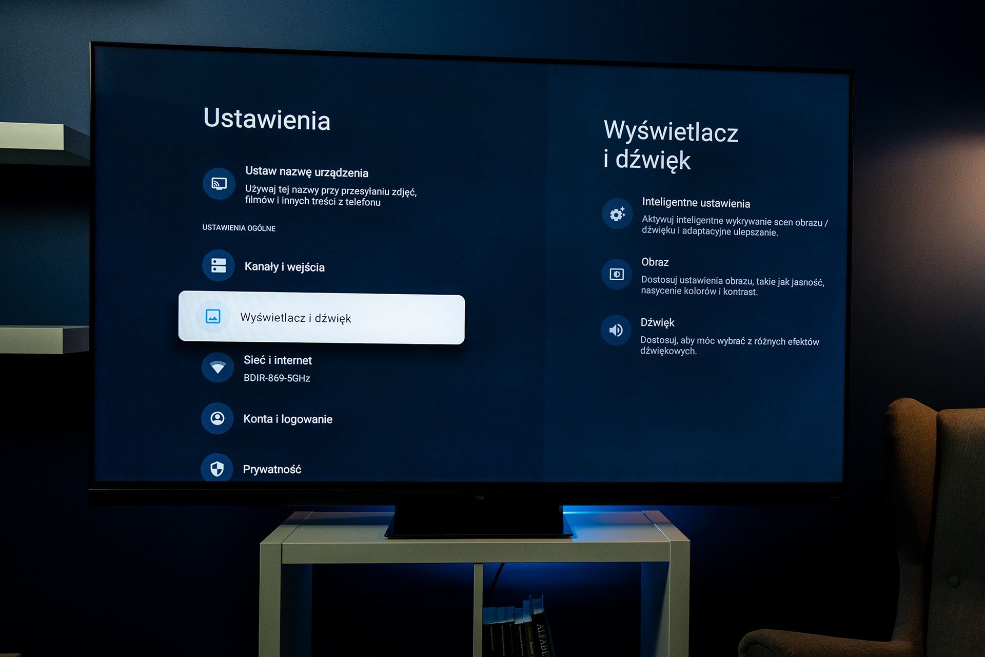 TCL 65C935 - ustawienia obrazu
