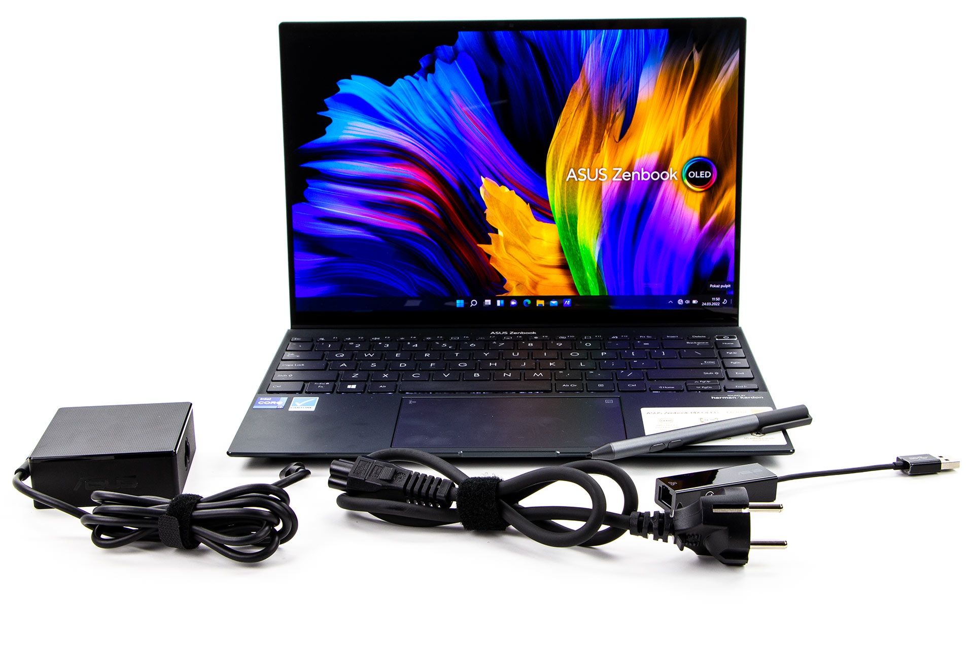 ASUS Zenbook 14X OLED - zawartość zestawu