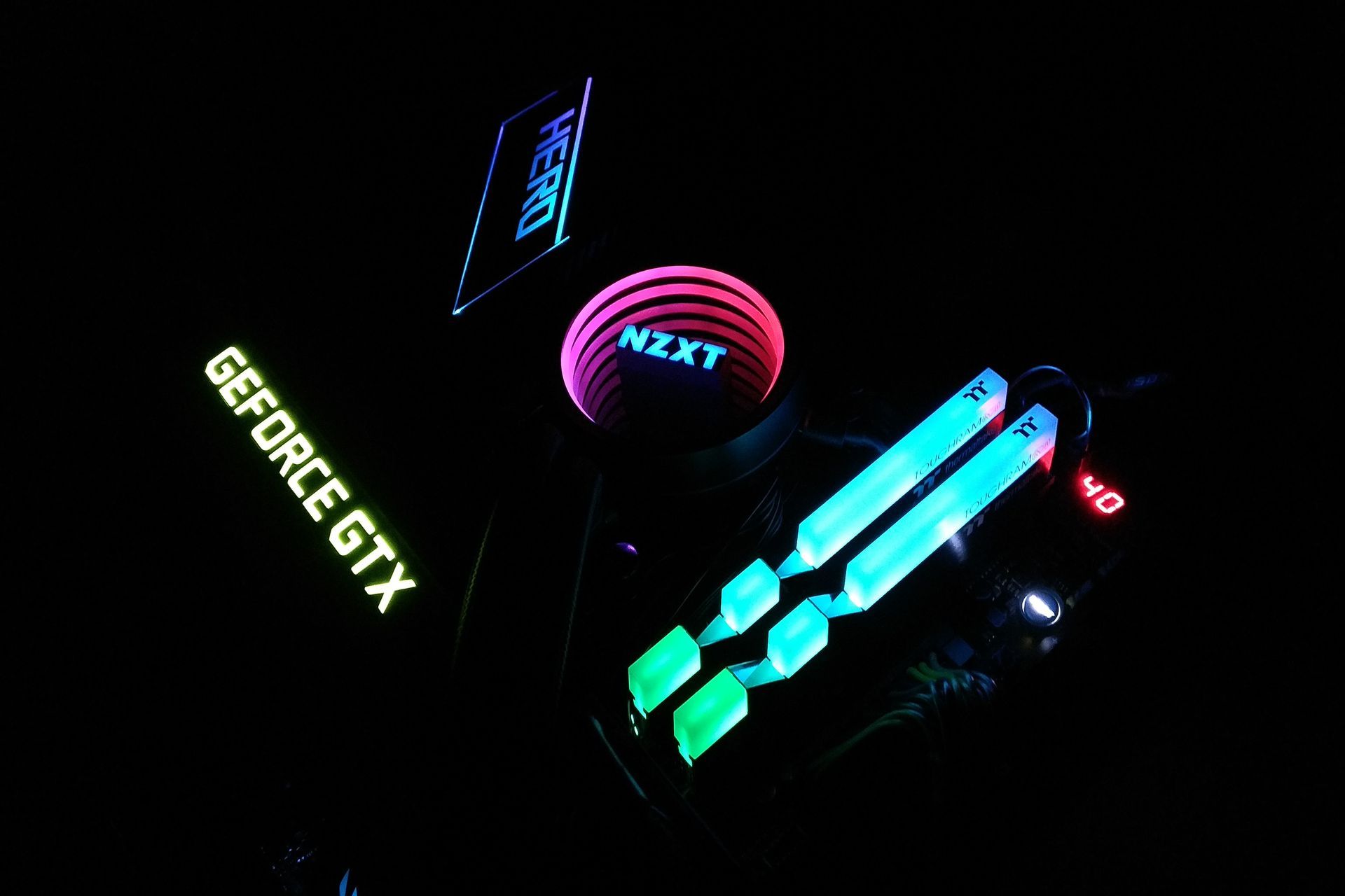 NZXT Kraken X63 - podświetlenie RGB LED