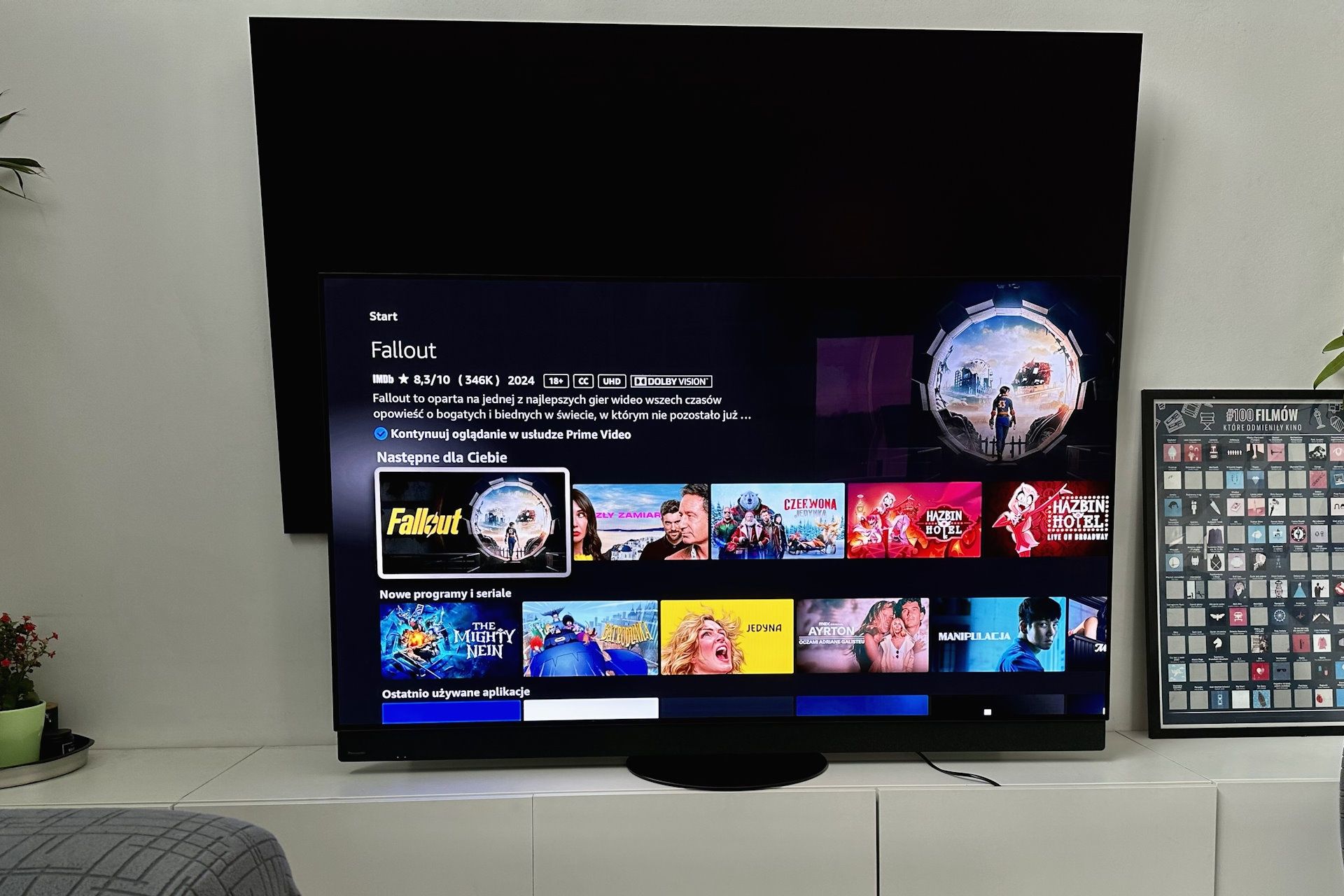 Panasonic TV-65Z95B - powłoka vs matowy TV