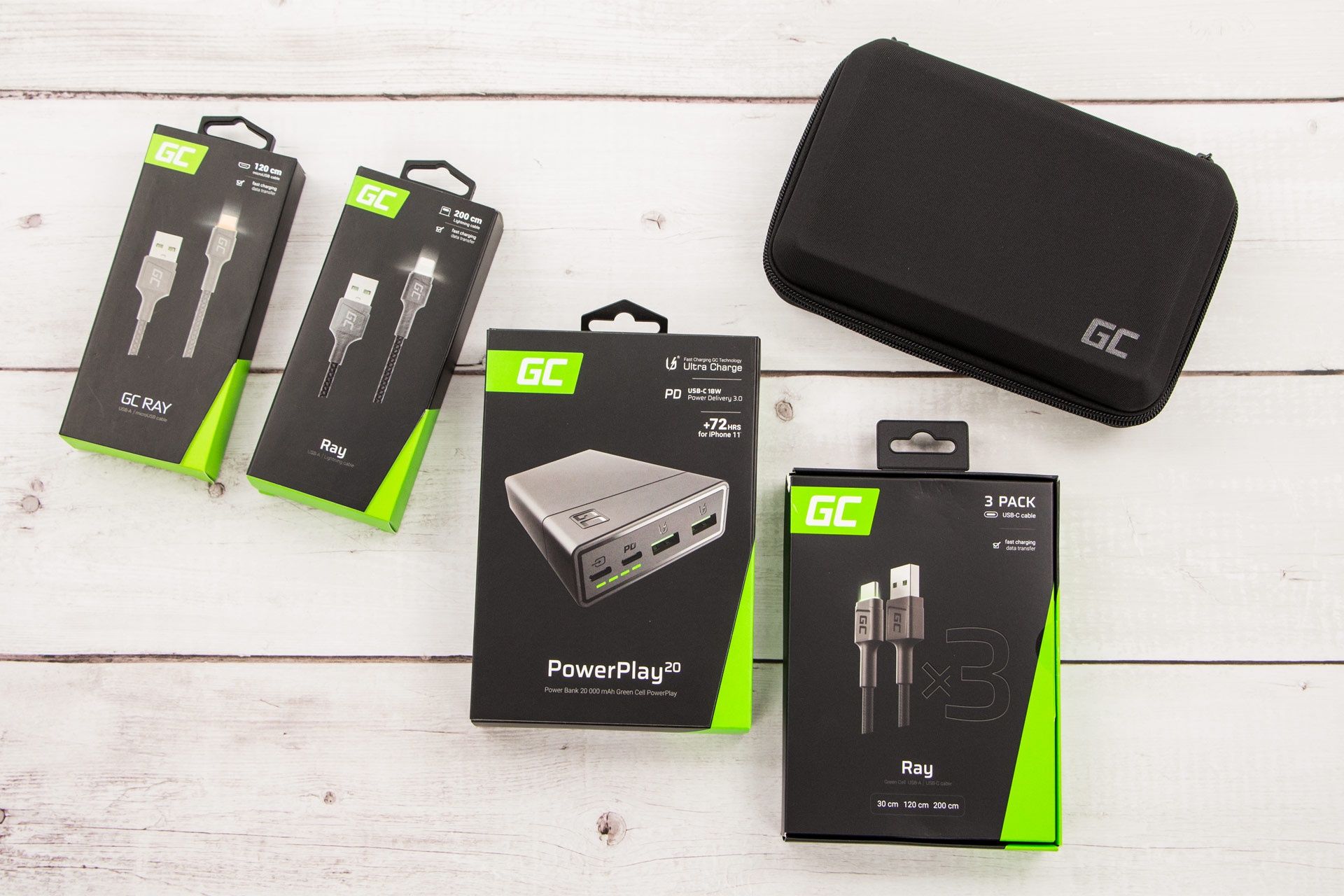 Green Cell PowerPlay20 - Komplet akcesoriów do przetrwania bez prądu