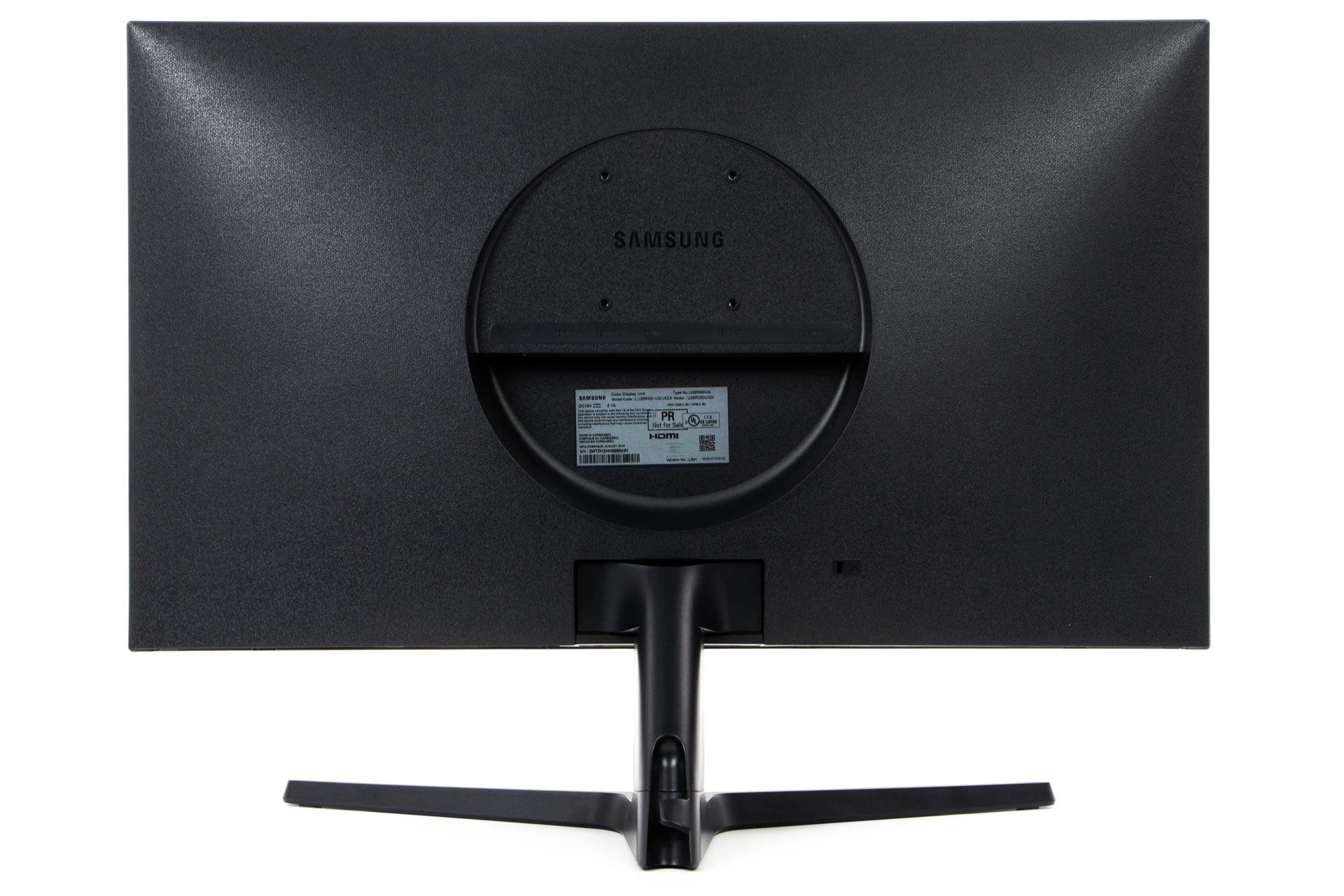 Samsung U28R550U - widok od tyłu