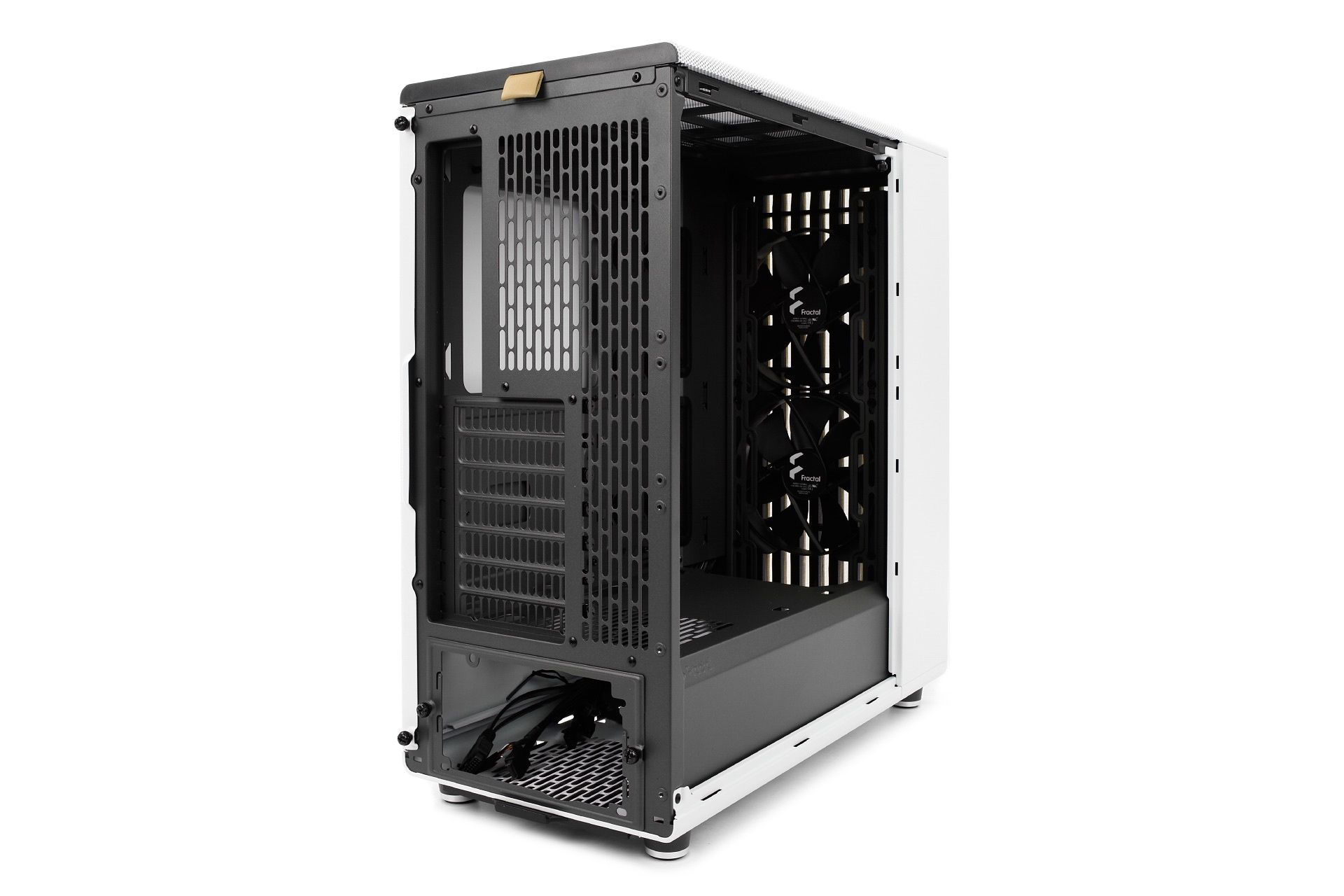 Fractal Design North Chalk White TG Clear