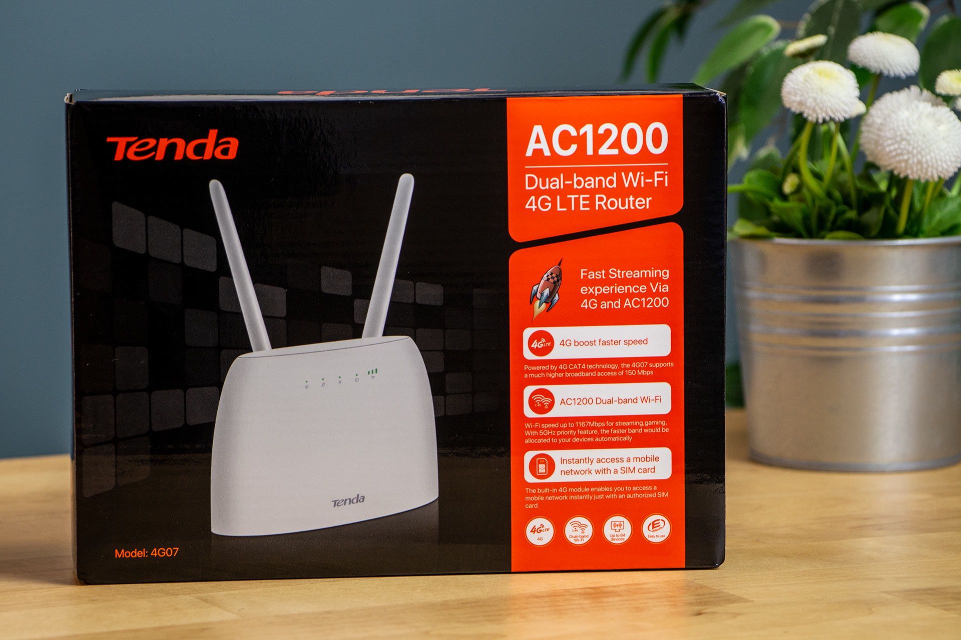 Tenda 4G07 - pudło