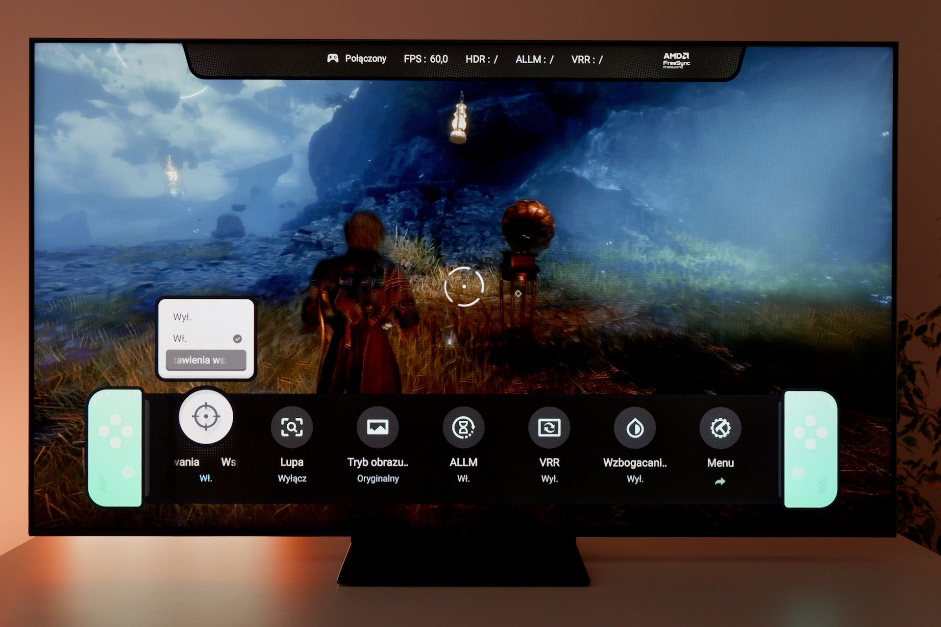 TCL 65C7K Premium QD-Mini LED panel gracza