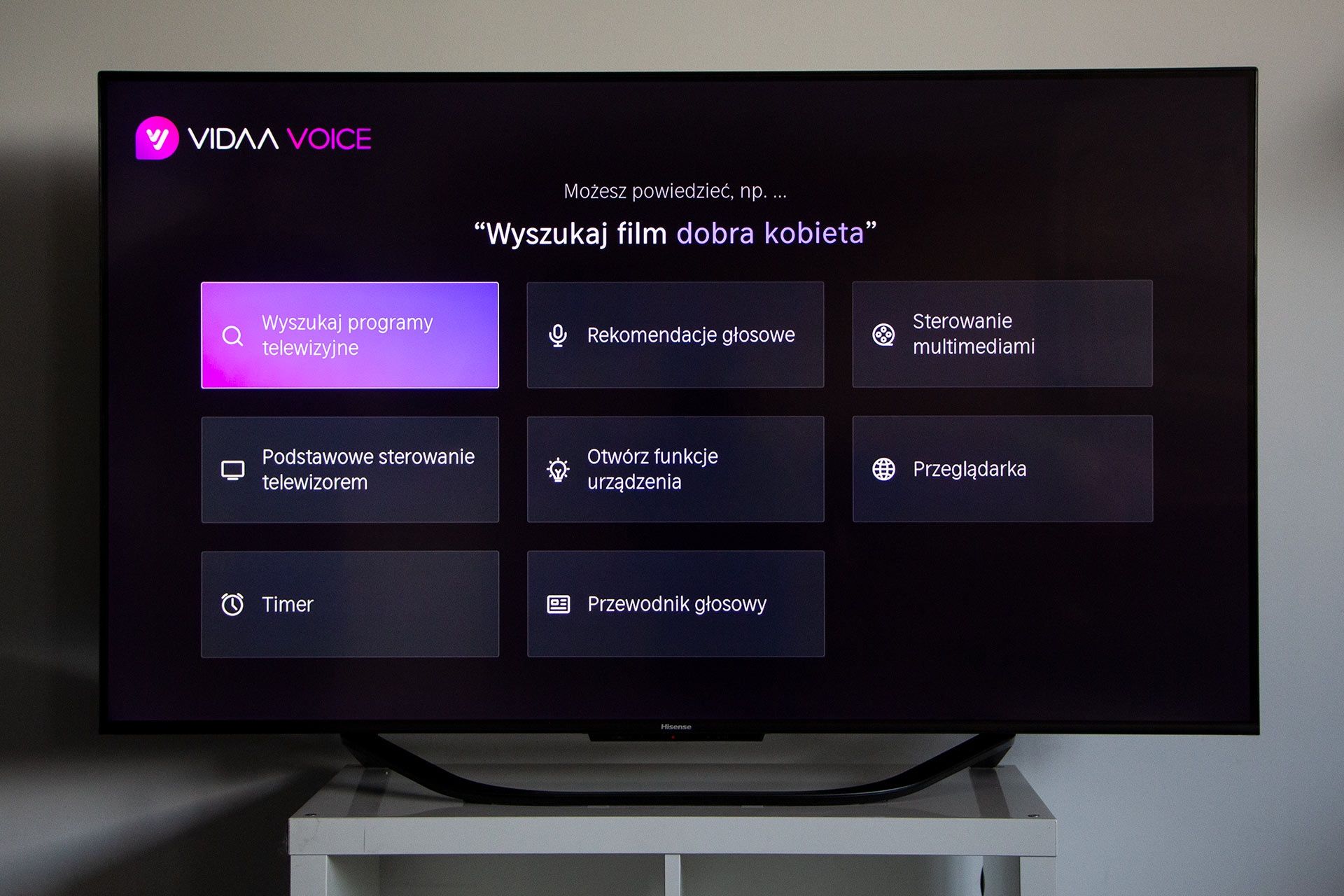 Hisense ULED 55U7KQ - VIDAA Voice