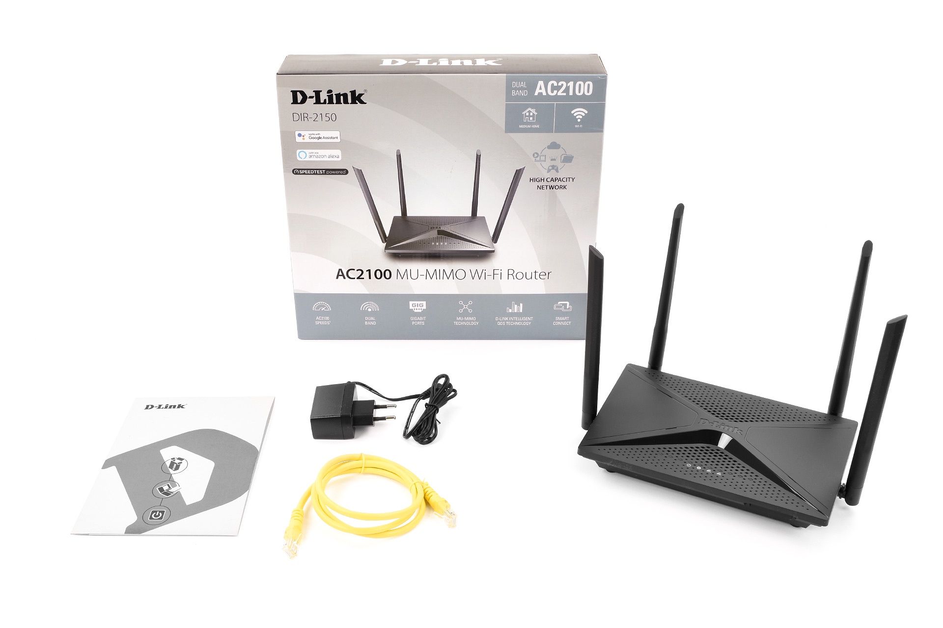 D-Link DIR-2150 - zawartość zestawu
