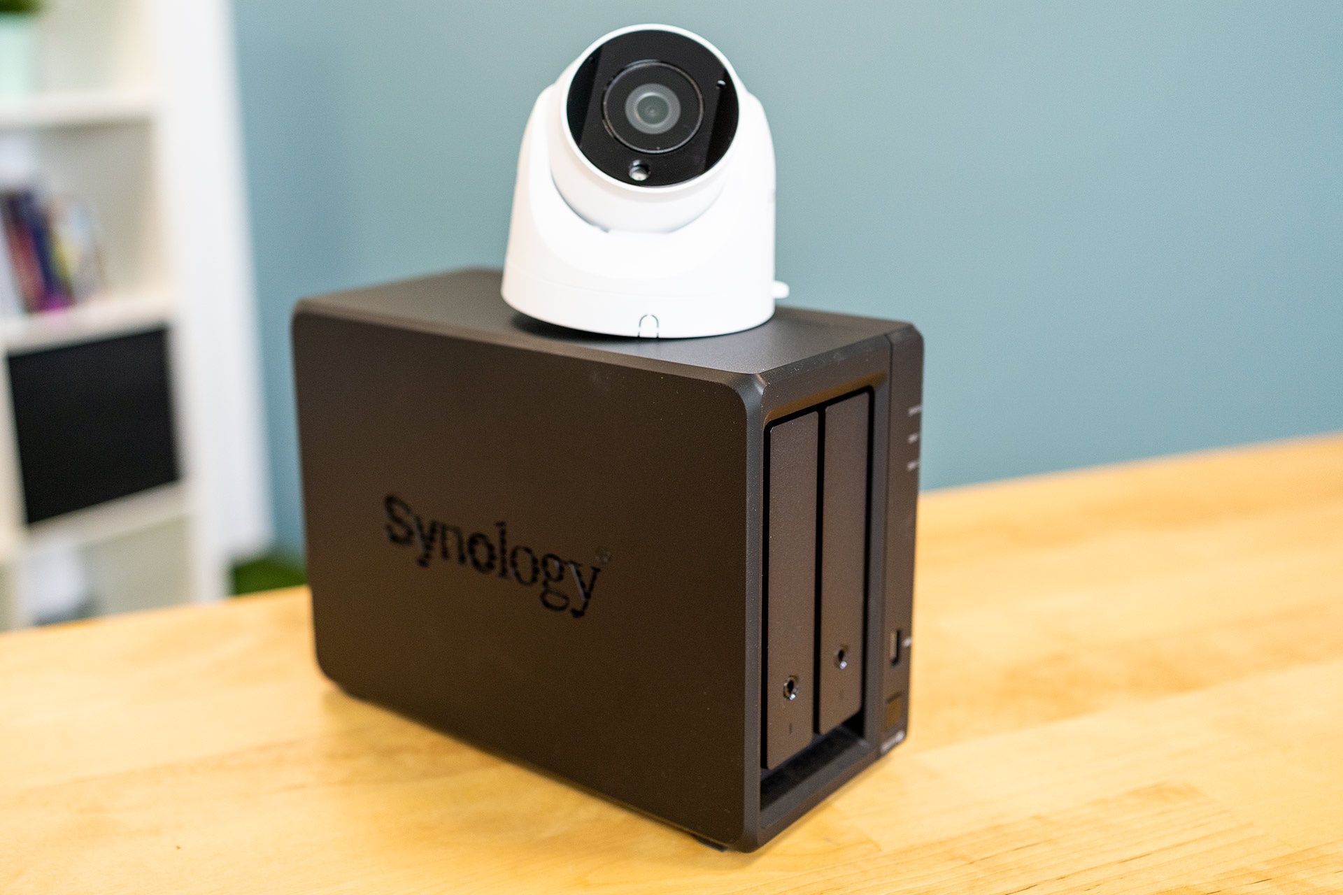 Synology TC500 z serwerm plików Synology DS723+