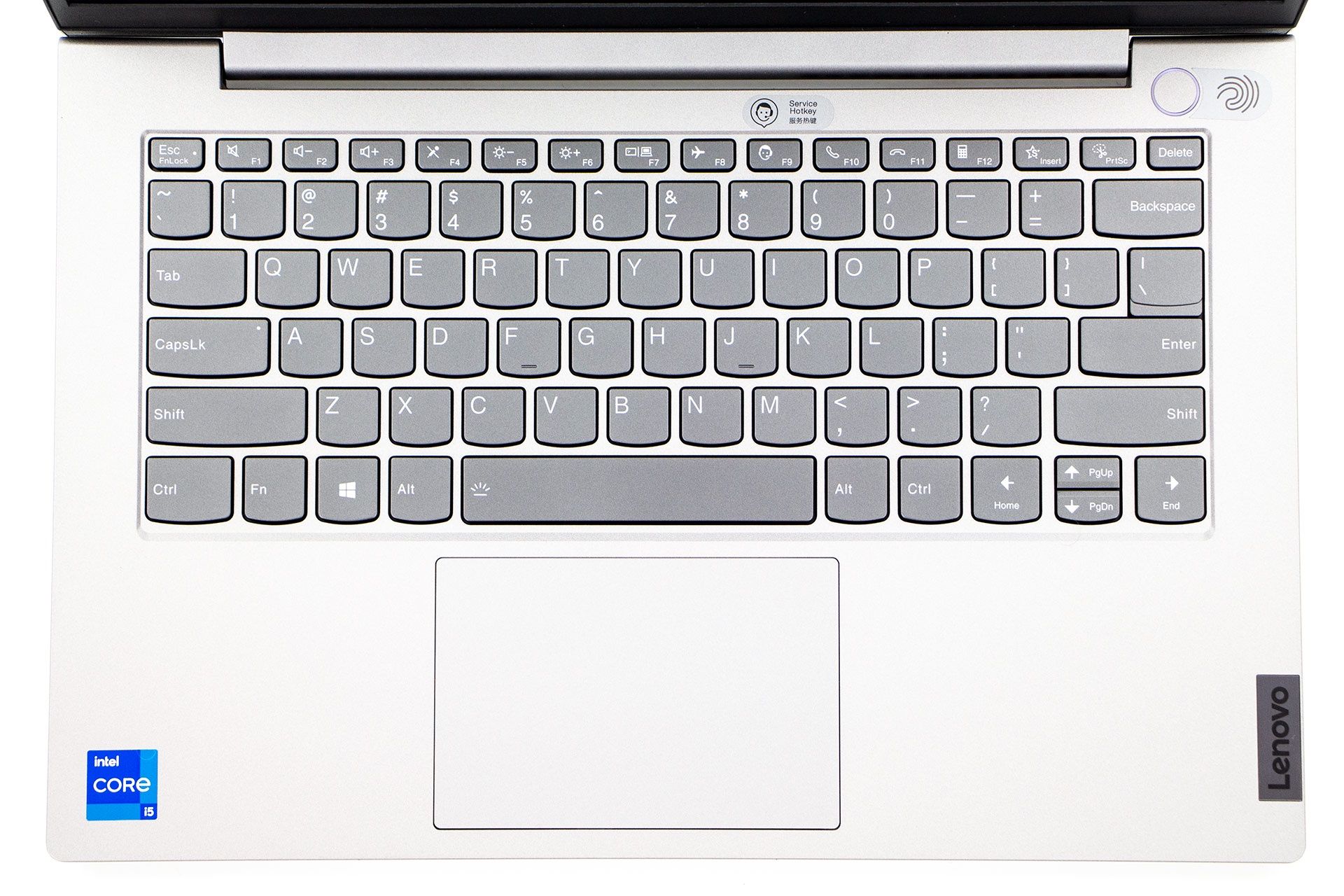 Lenovo ThinkBook 14 G2 ITL układ klawiszy klawiatura