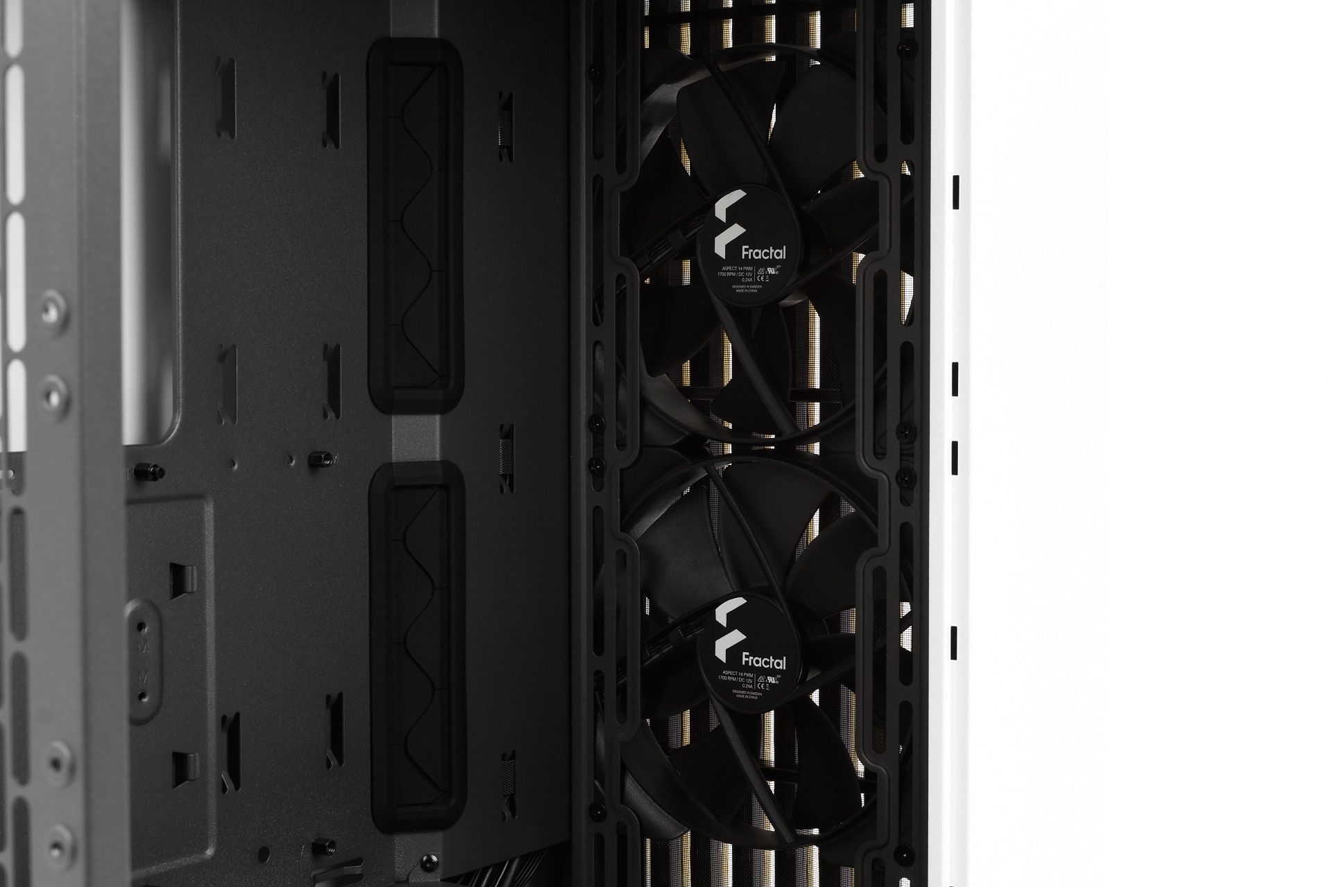 Fractal Design North Chalk White TG Clear