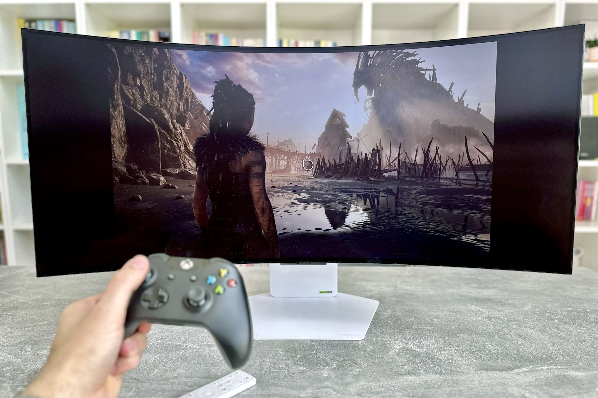 LG UltraGear 34GX90SA - granie bez PC i konsoli (GeForce NOW)