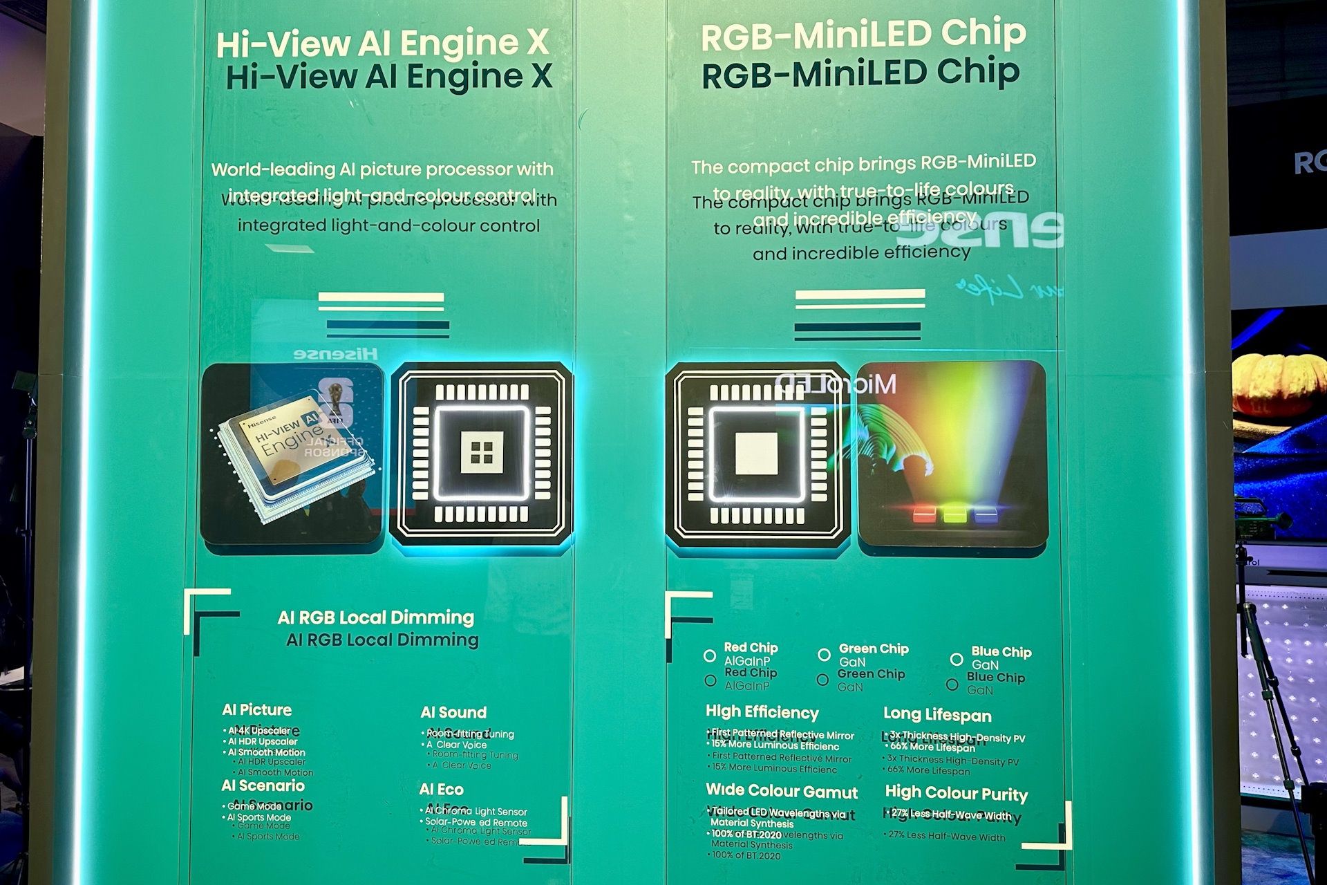 Hisense na IFA 2025 - RGB-MiniLED nowy procesor