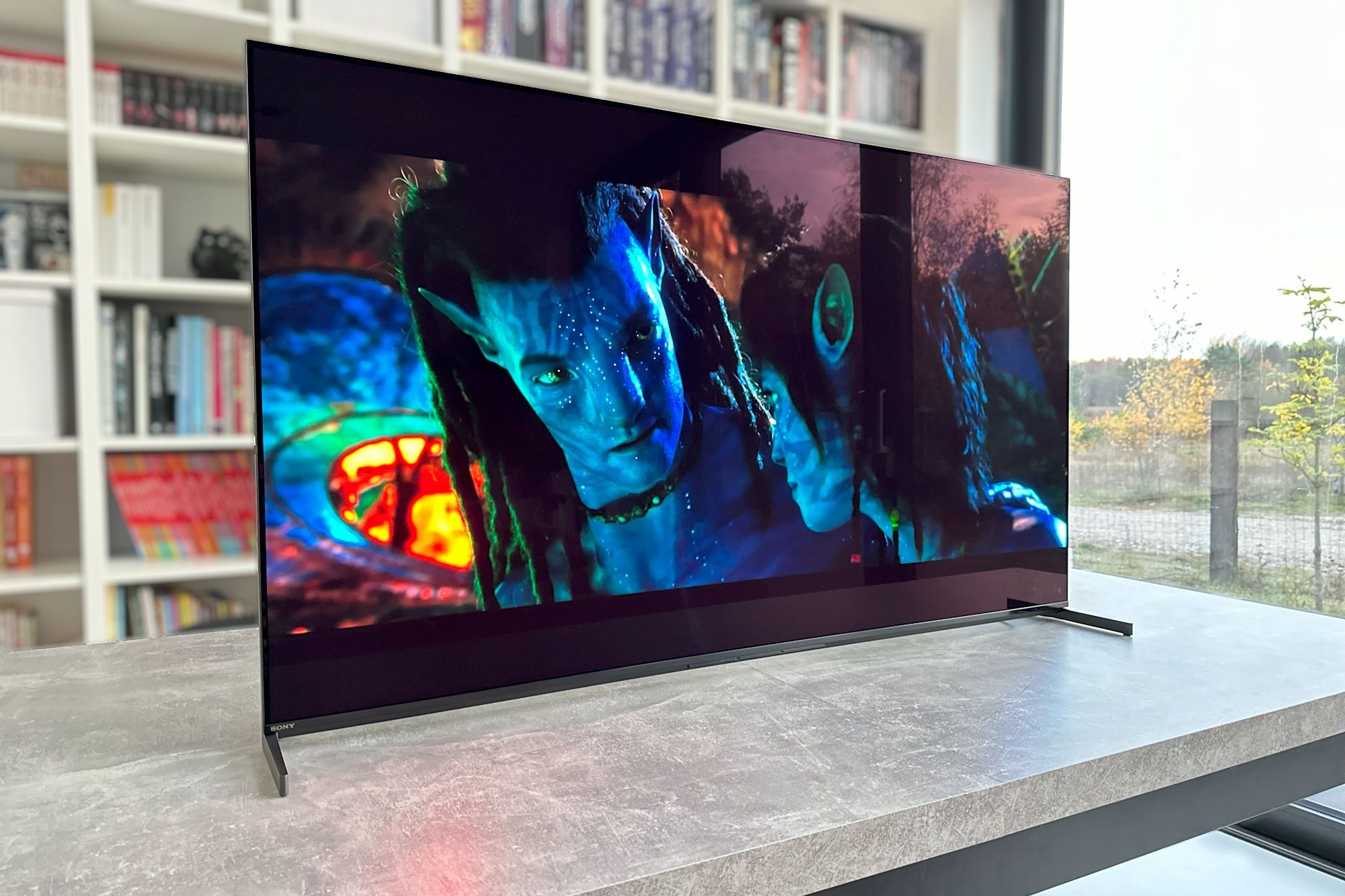 Sony Bravia XR-55A95L - refleksy