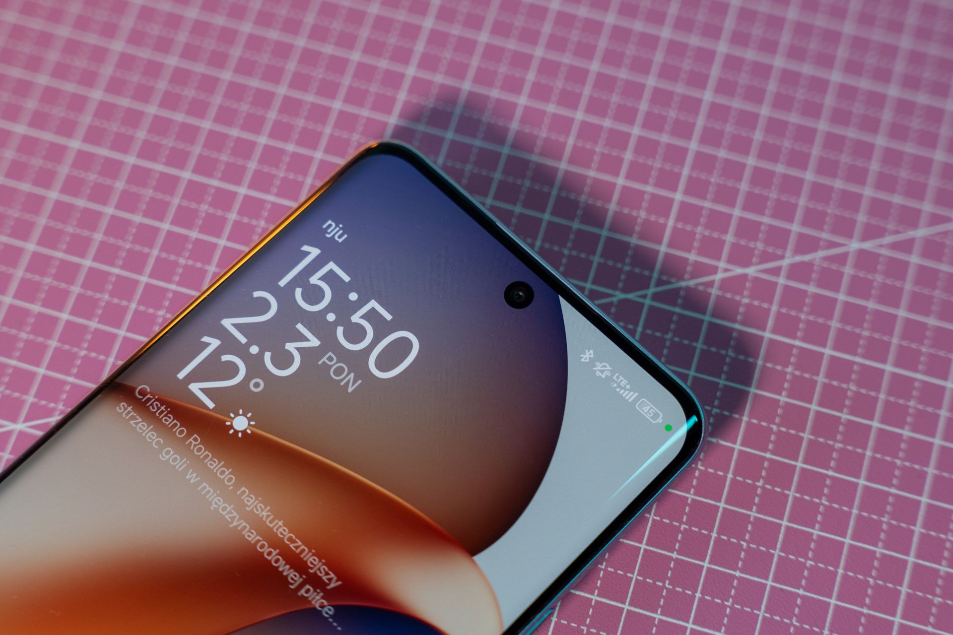 Redmi Note 15 - gorna ramka
