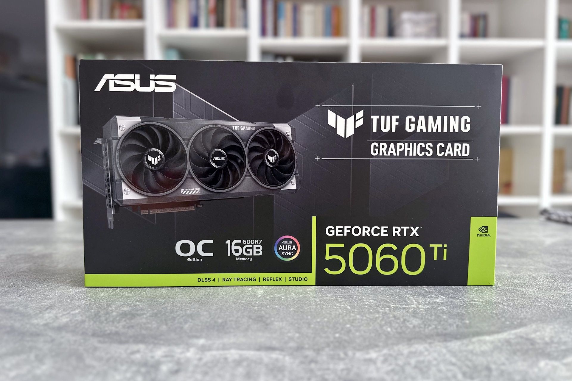 ASUS GeForce RTX 5060 Ti TUF Gaming OC - opakowanie