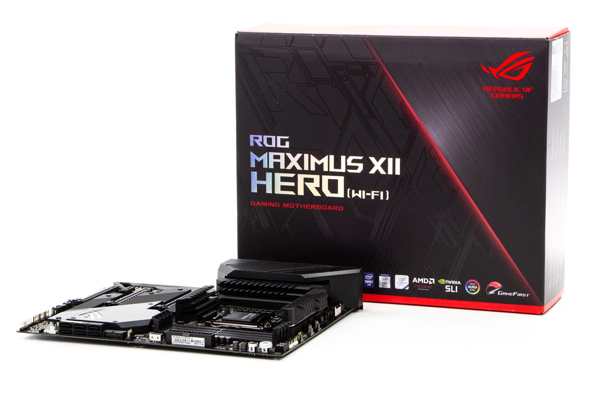 ASUS ROG Maximus XII HERO (Wi-Fi) - obok pudełka