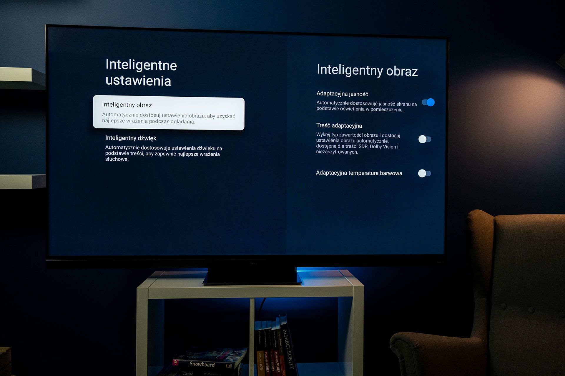 TCL 65C935 - ustawienia inteligentne