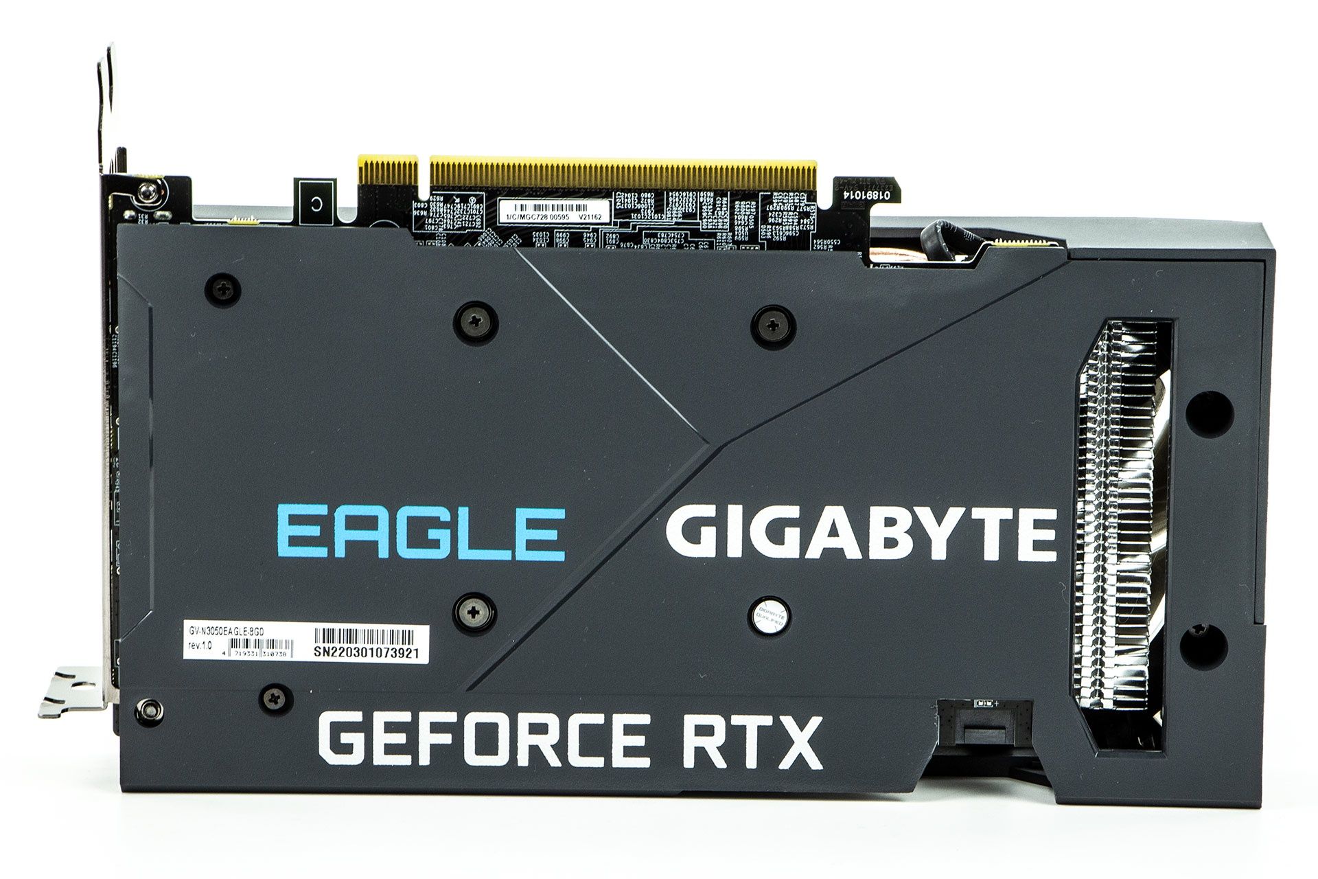 Gigabyte GeForce RTX 3050 Eagle - backplate