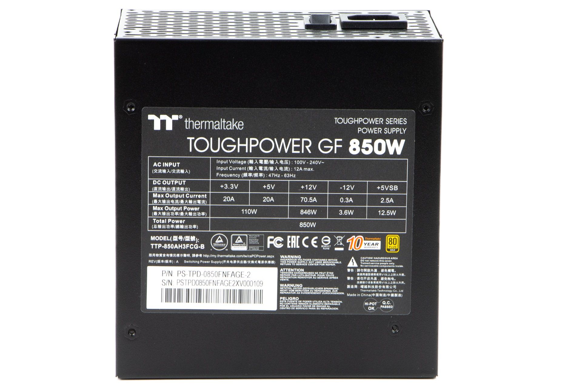 Thermaltake Toughpower GF 850 W