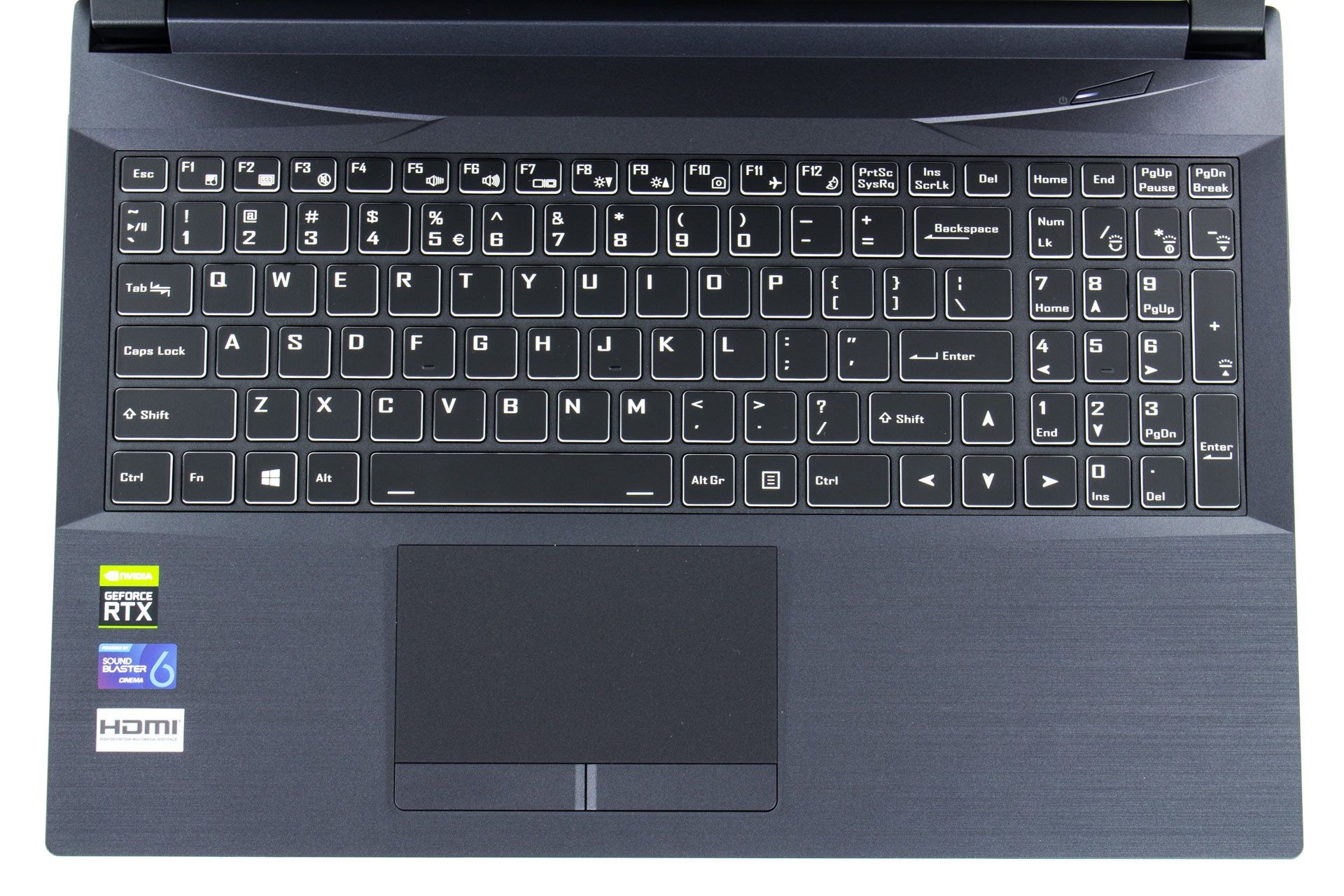 Hyperbook NH5 z RTX 3060 - pulpit roboczy