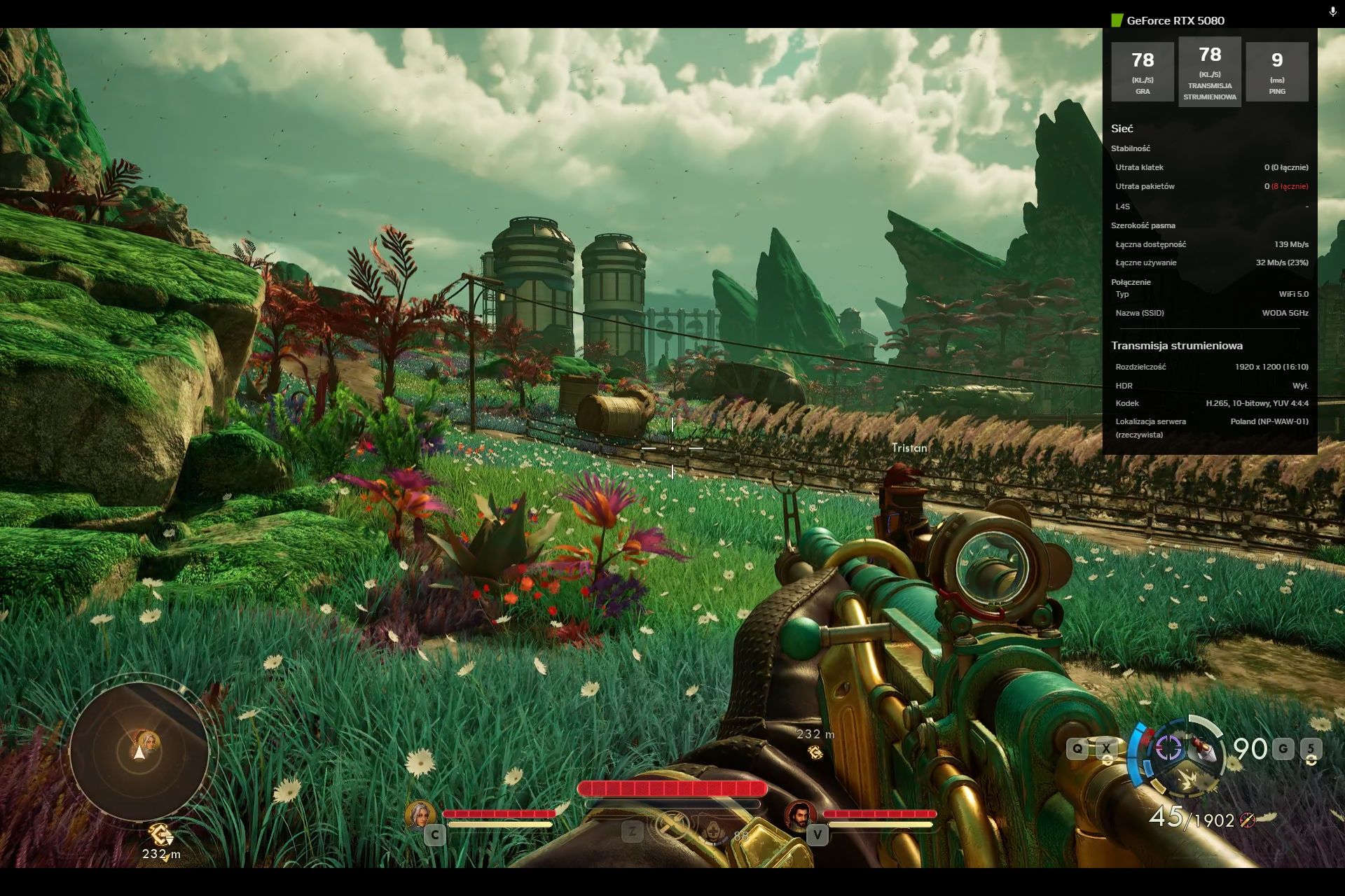 NVIDIA GeForce NOW - na laptopie - Outer Worlds 2 - zrzut ekranu